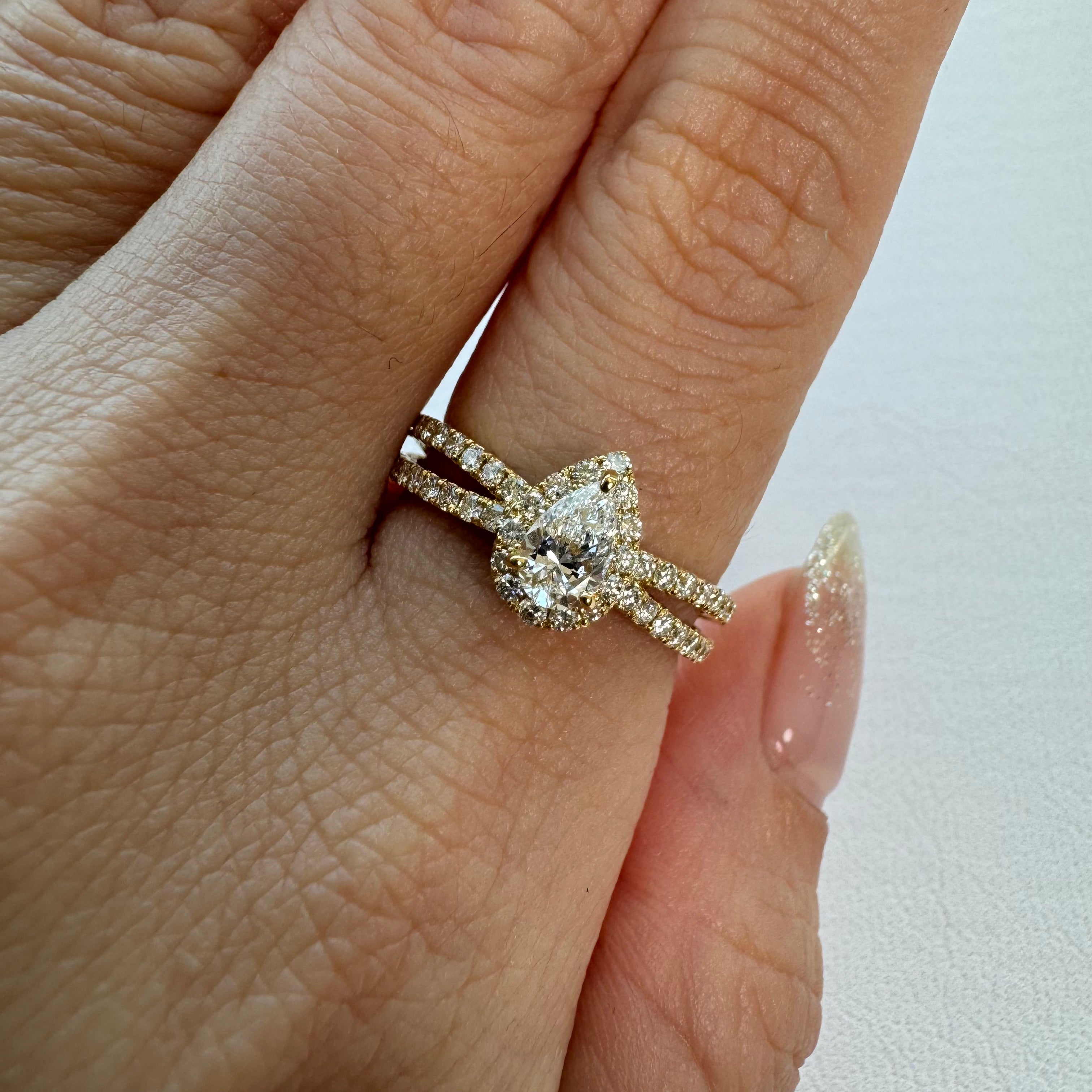 32［一点物］リング ダイヤ 0.3ct PS PT