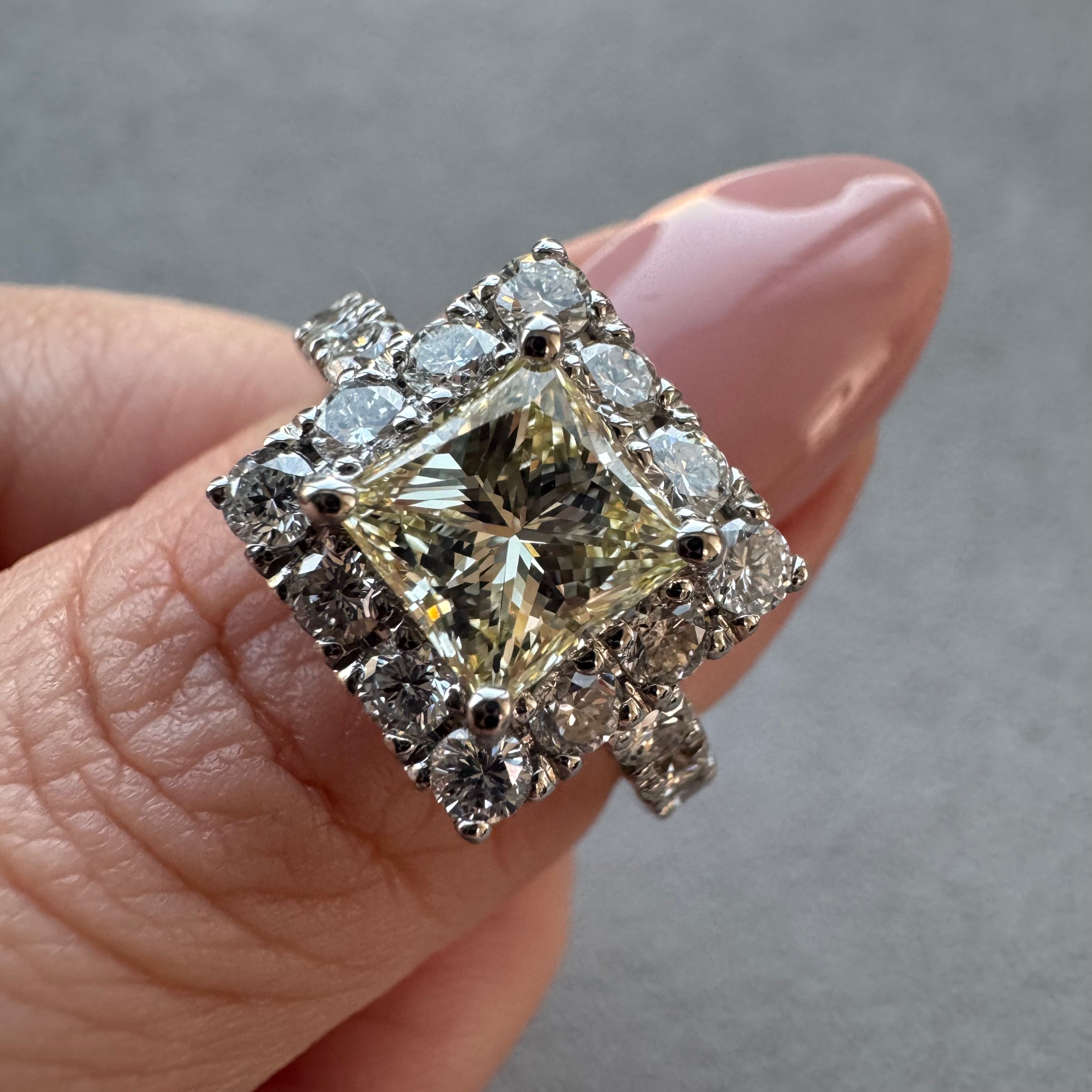 19［一点物］リング ダイヤ 1.5ct SQ PT