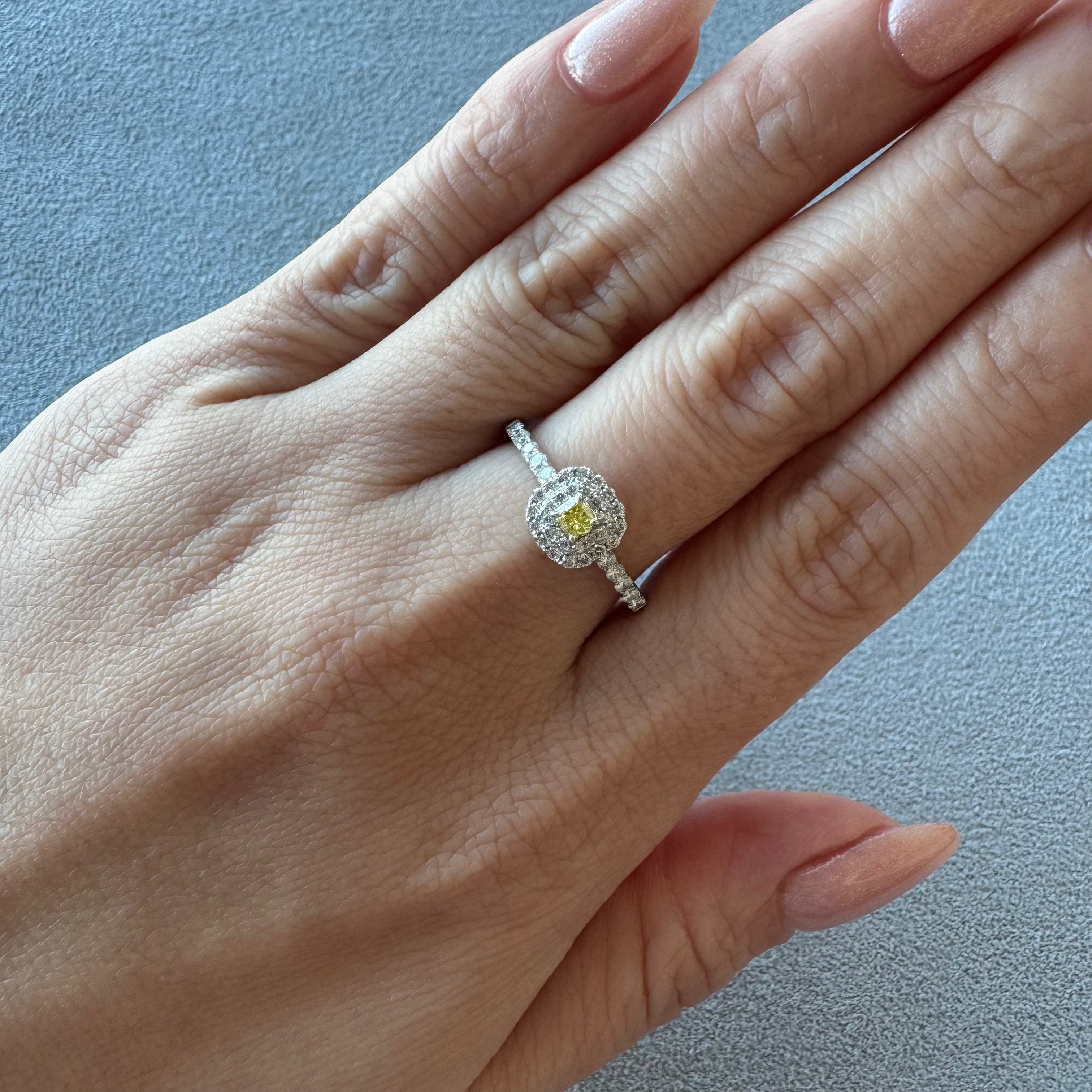 [ジョーヌ] リング ダイヤ SQ