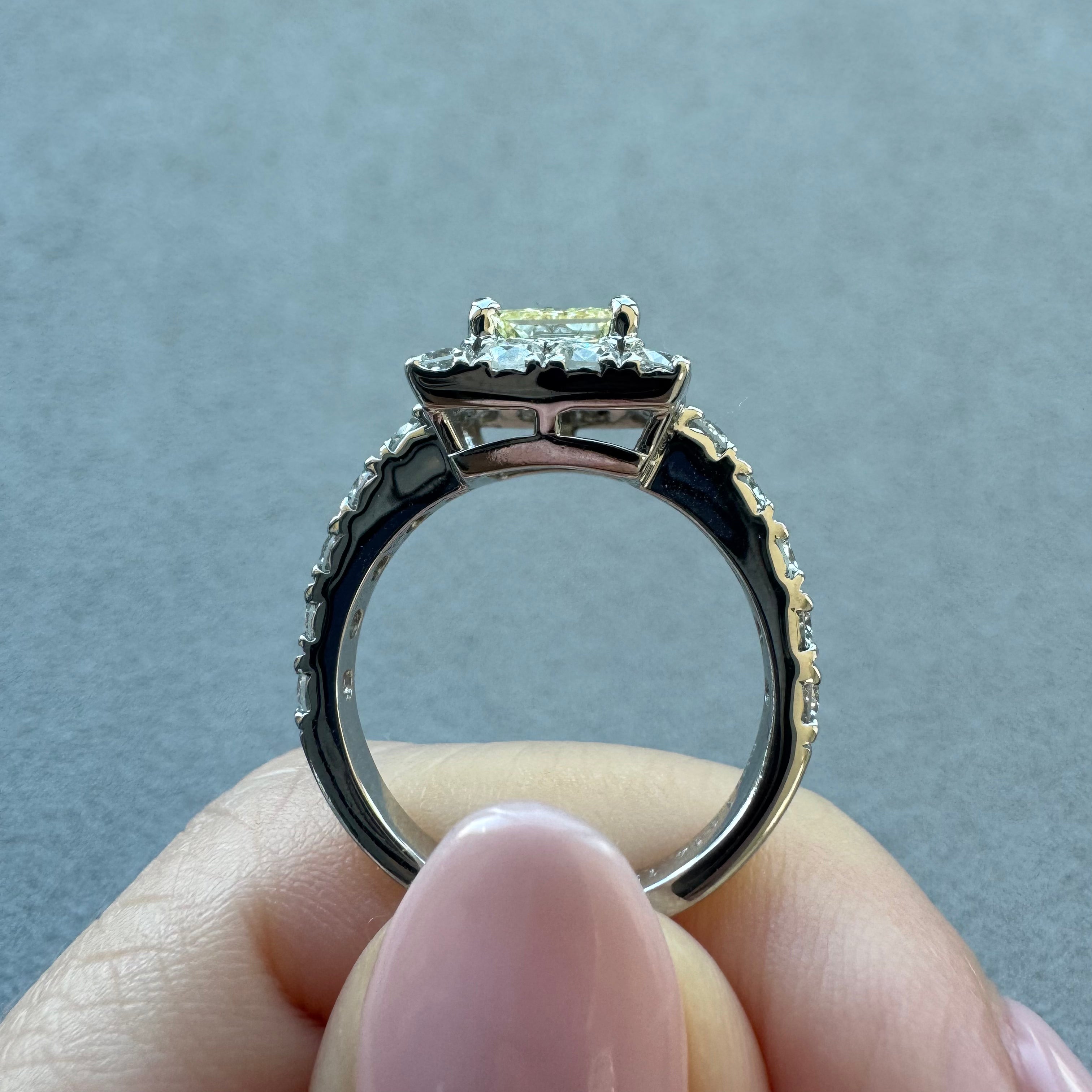 17［一点物］リング ダイヤ 1ct SQ PT