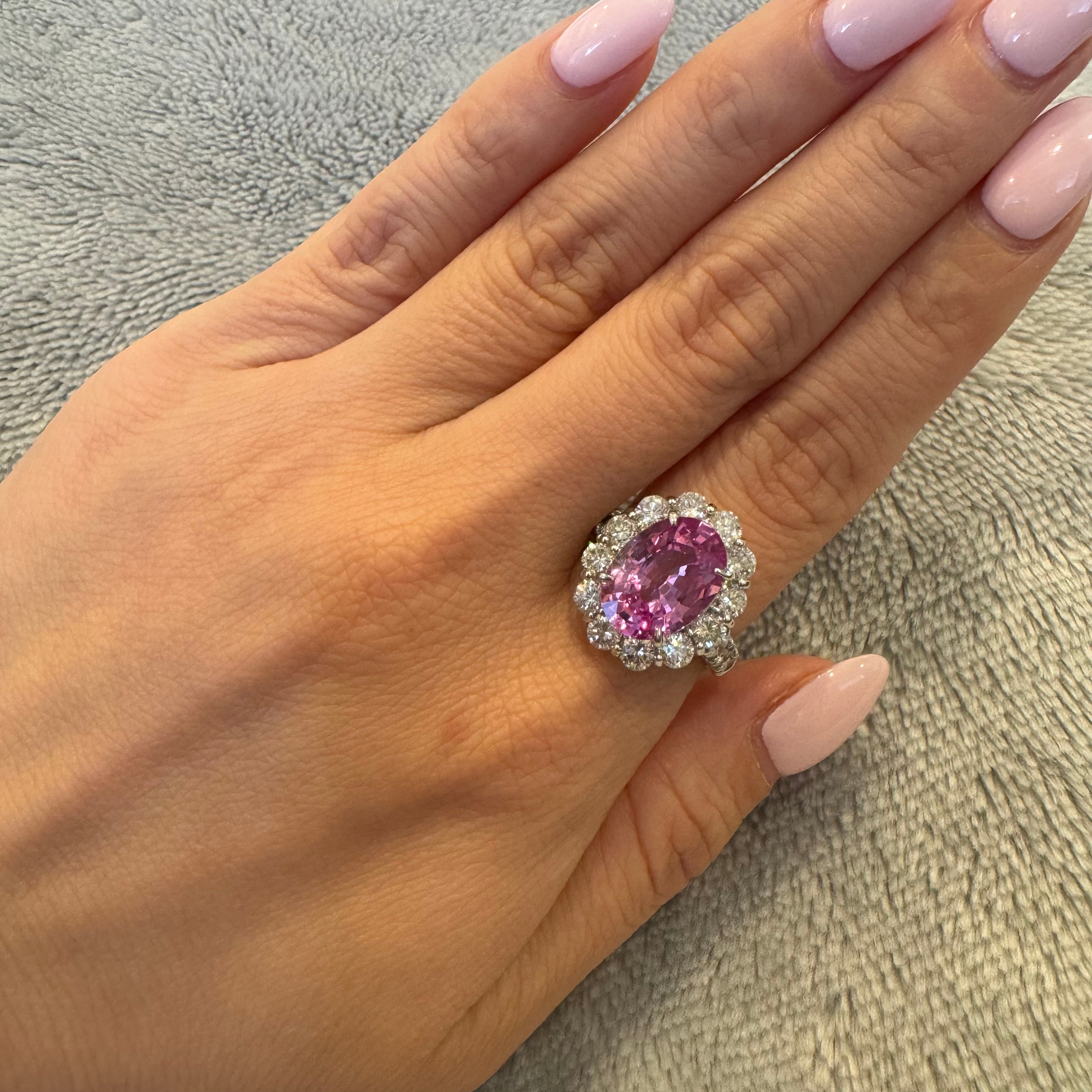 147-ピンクサファイア中石5.2ct前後 OV PT〜綺麗なピンク🩷久美子ほしい！NAOKOもほしい！｜AYAKO SAKURAI（櫻井 彩子（サクライ アヤコ））公式通販サイト