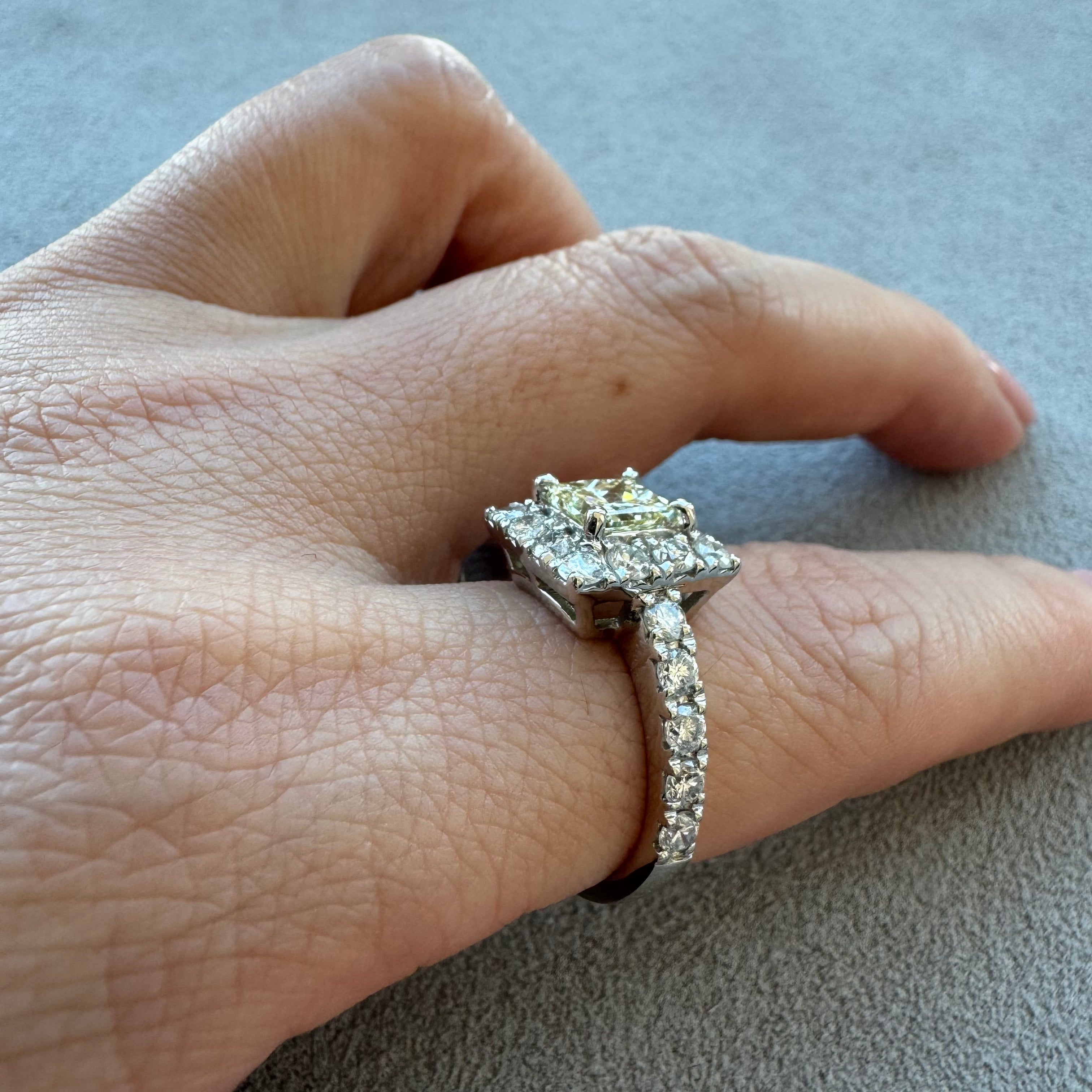 18［一点物］リング ダイヤ 1ct SQ PT