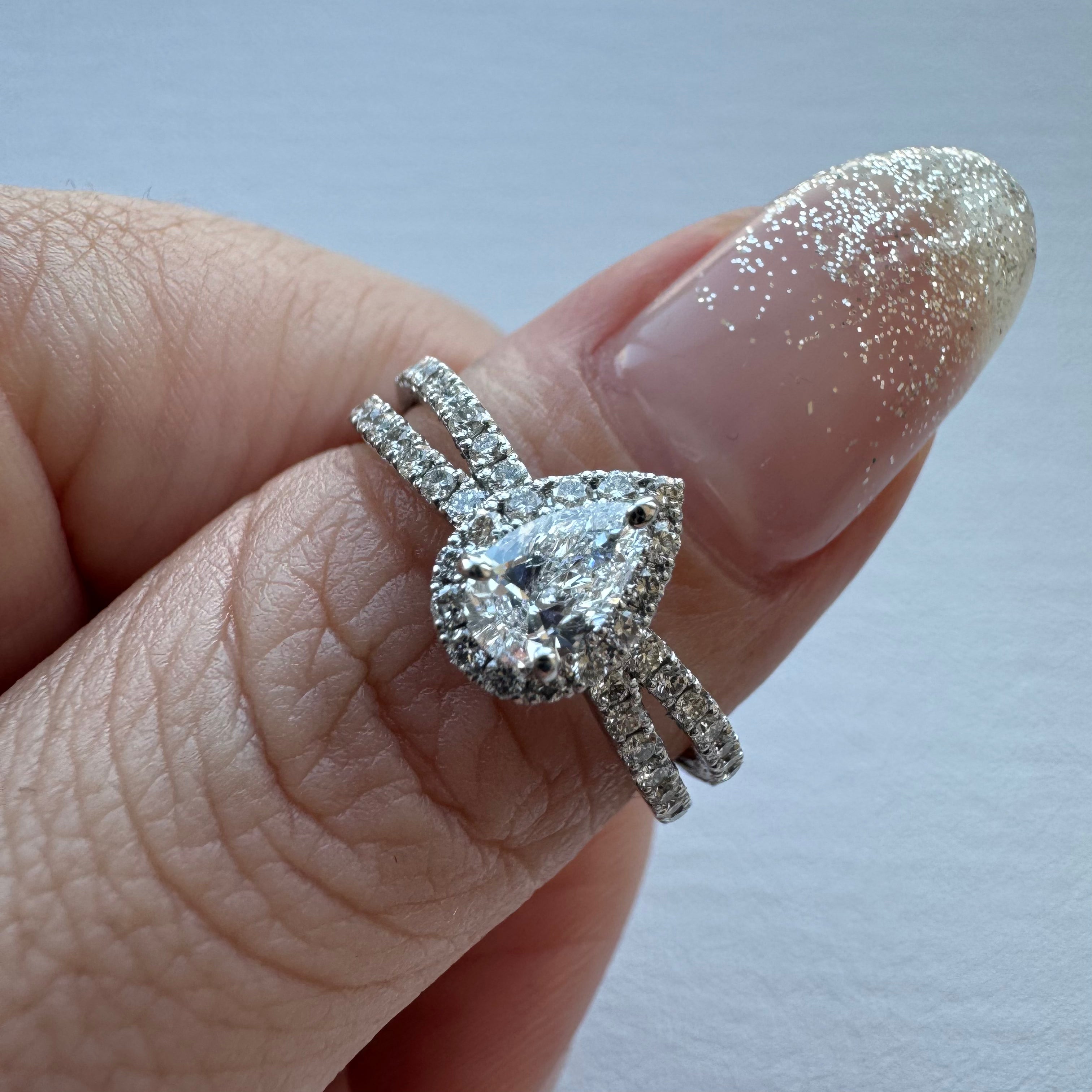 32［一点物］リング ダイヤ 0.3ct PS PT