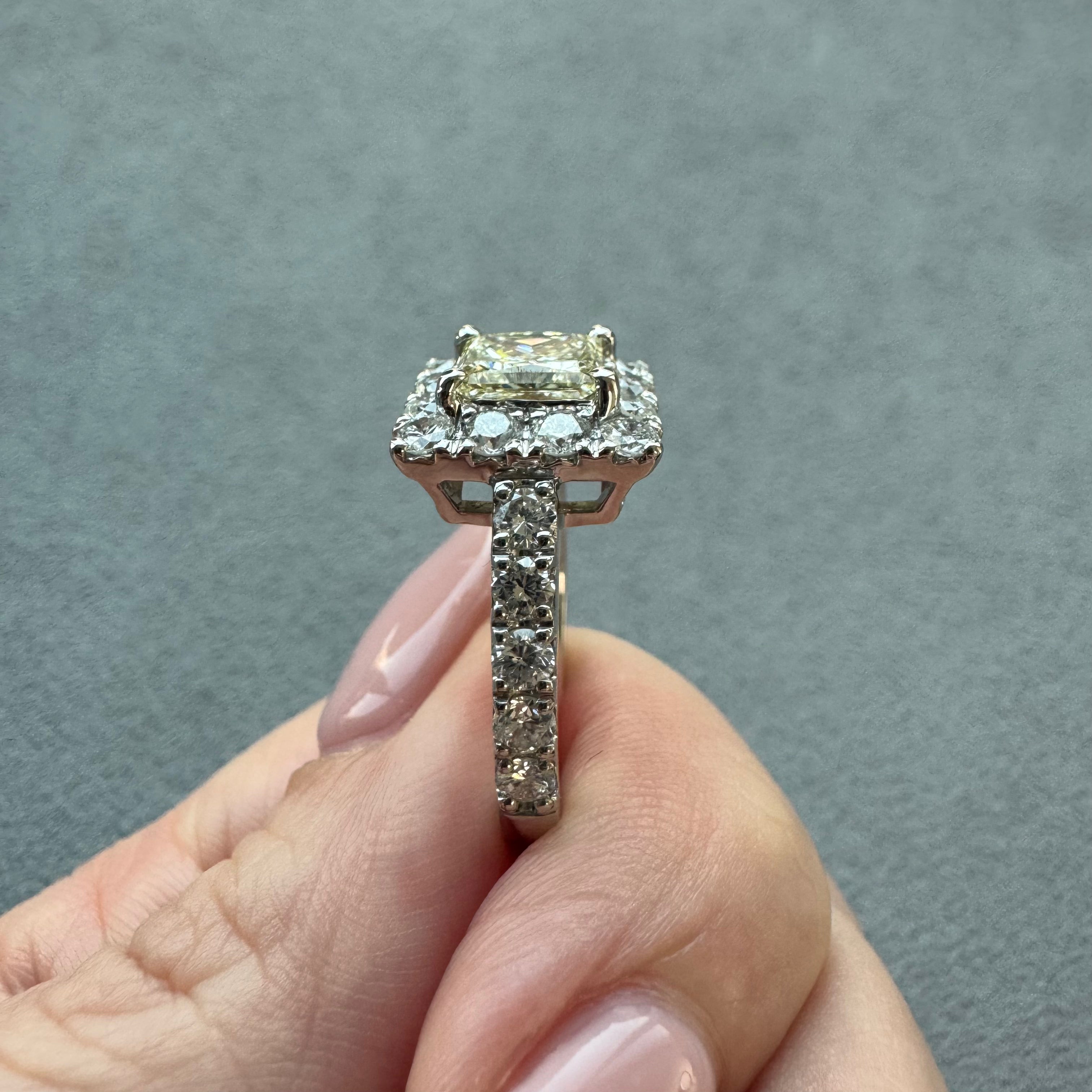 19［一点物］リング ダイヤ 1.5ct SQ PT