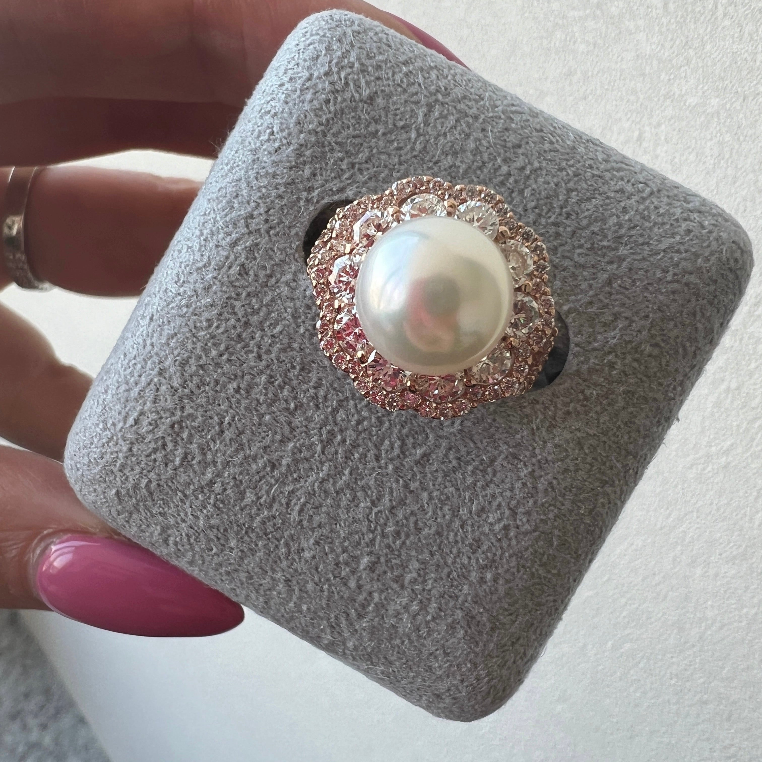 ［ダリア］リング あこや真珠9mm