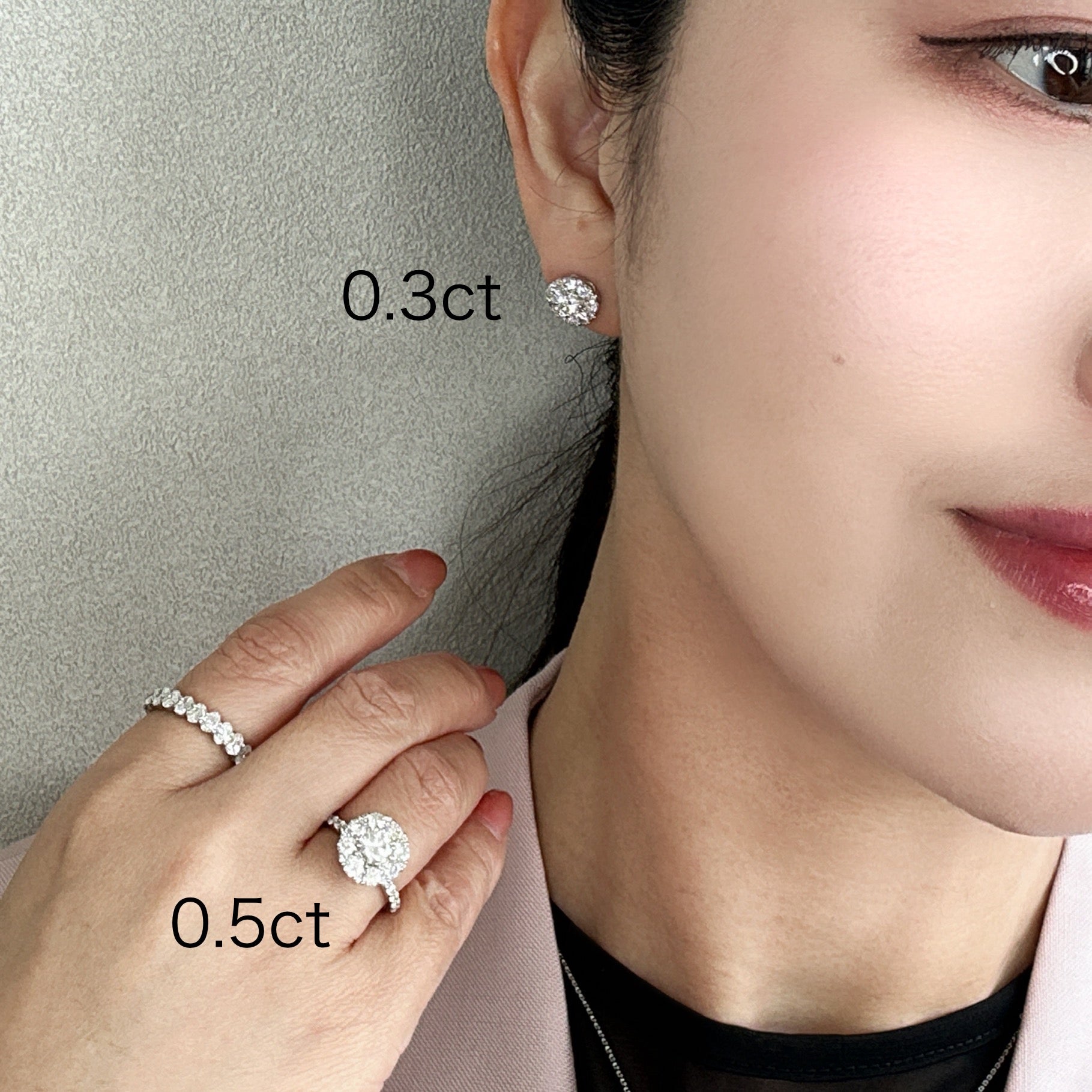 ［メメール］ピアス ダイヤ