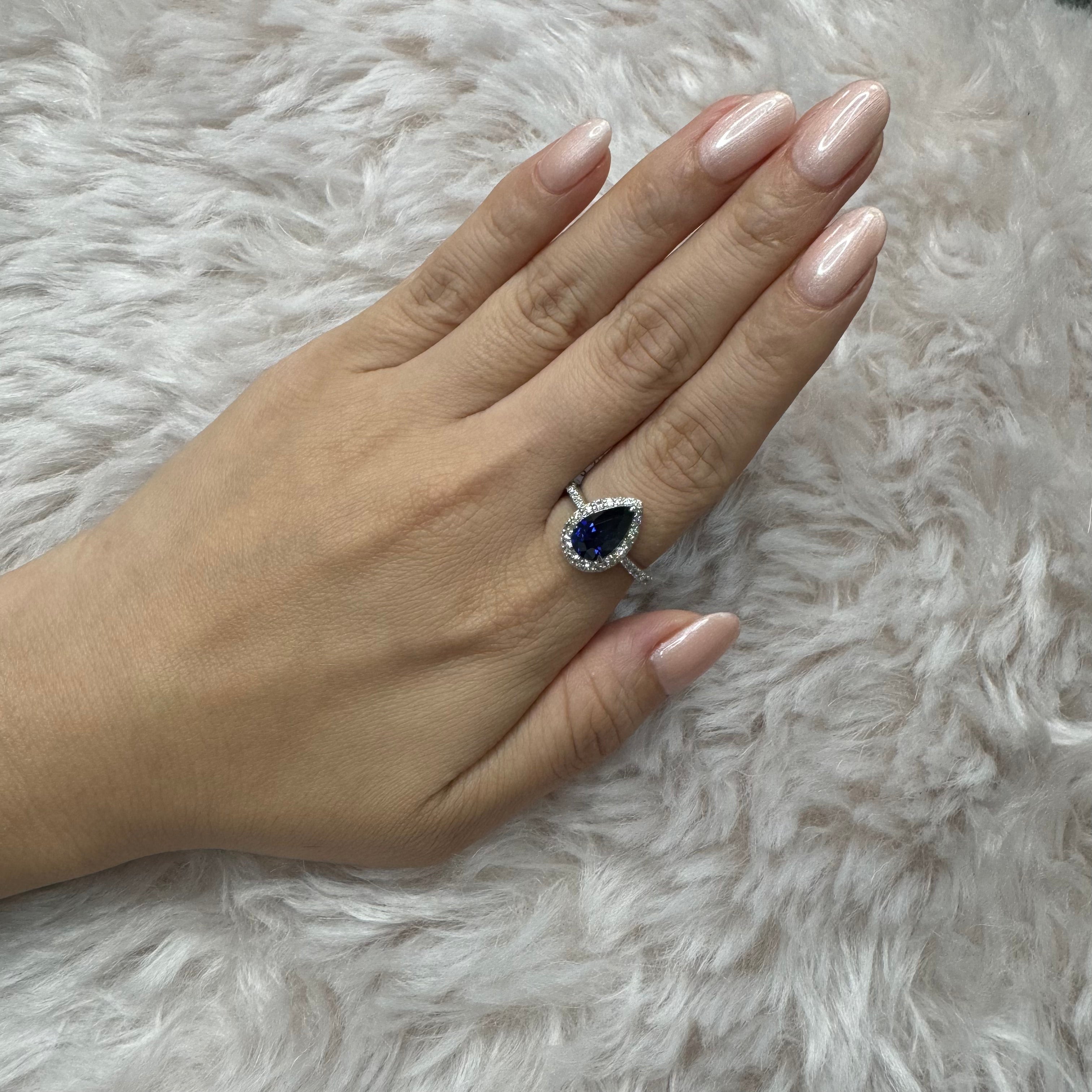 16_綺麗　ブルーサファイア 中石2.8ct　PT PS リング〜GRS スリランカ産｜AYAKO SAKURAI（櫻井 彩子（サクライ アヤコ））公式通販サイト