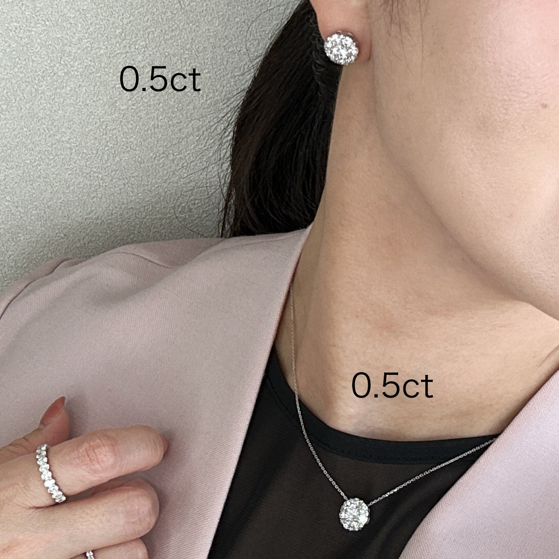 ［メメール］ピアス ダイヤ