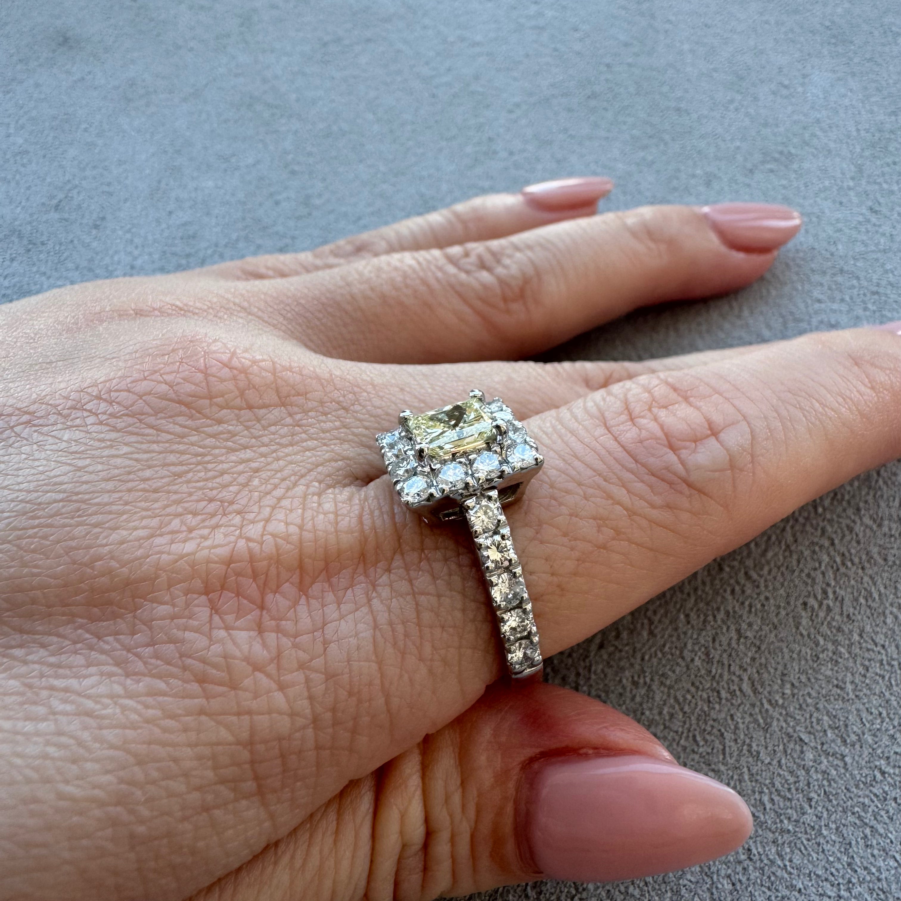 17［一点物］リング ダイヤ 1ct SQ PT