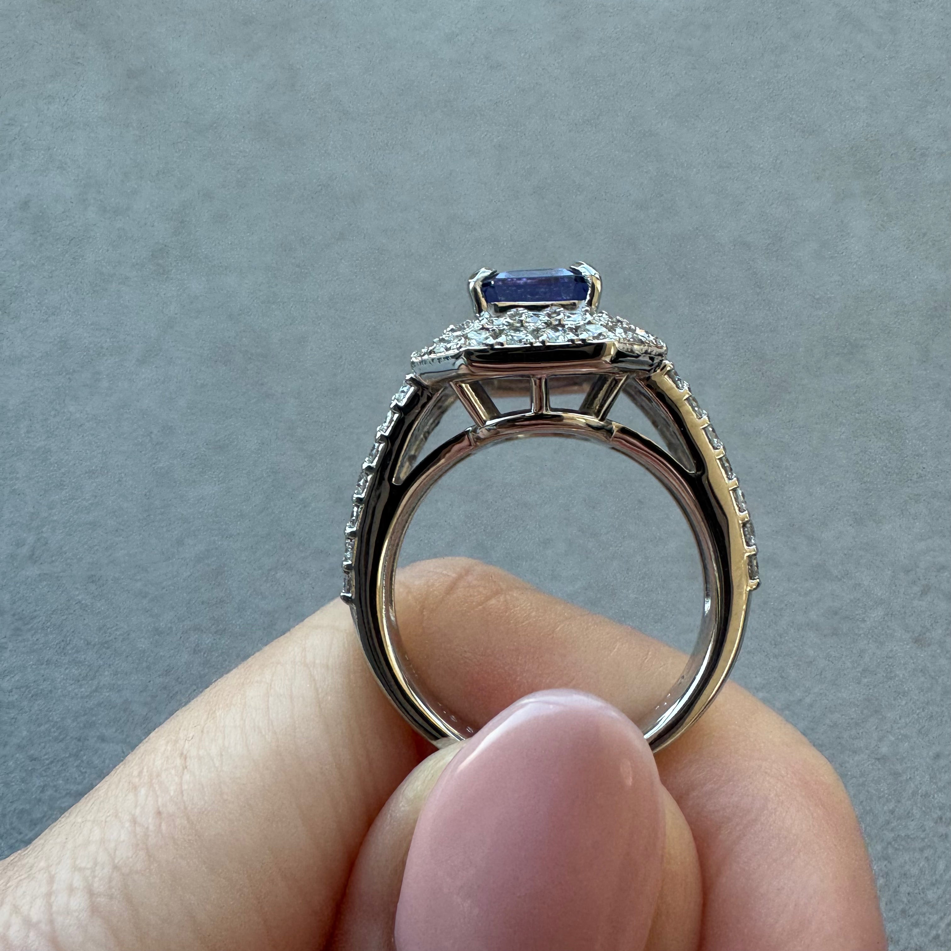 193［一点物］リング タンザナイト 1.8ct前後 SQ PT