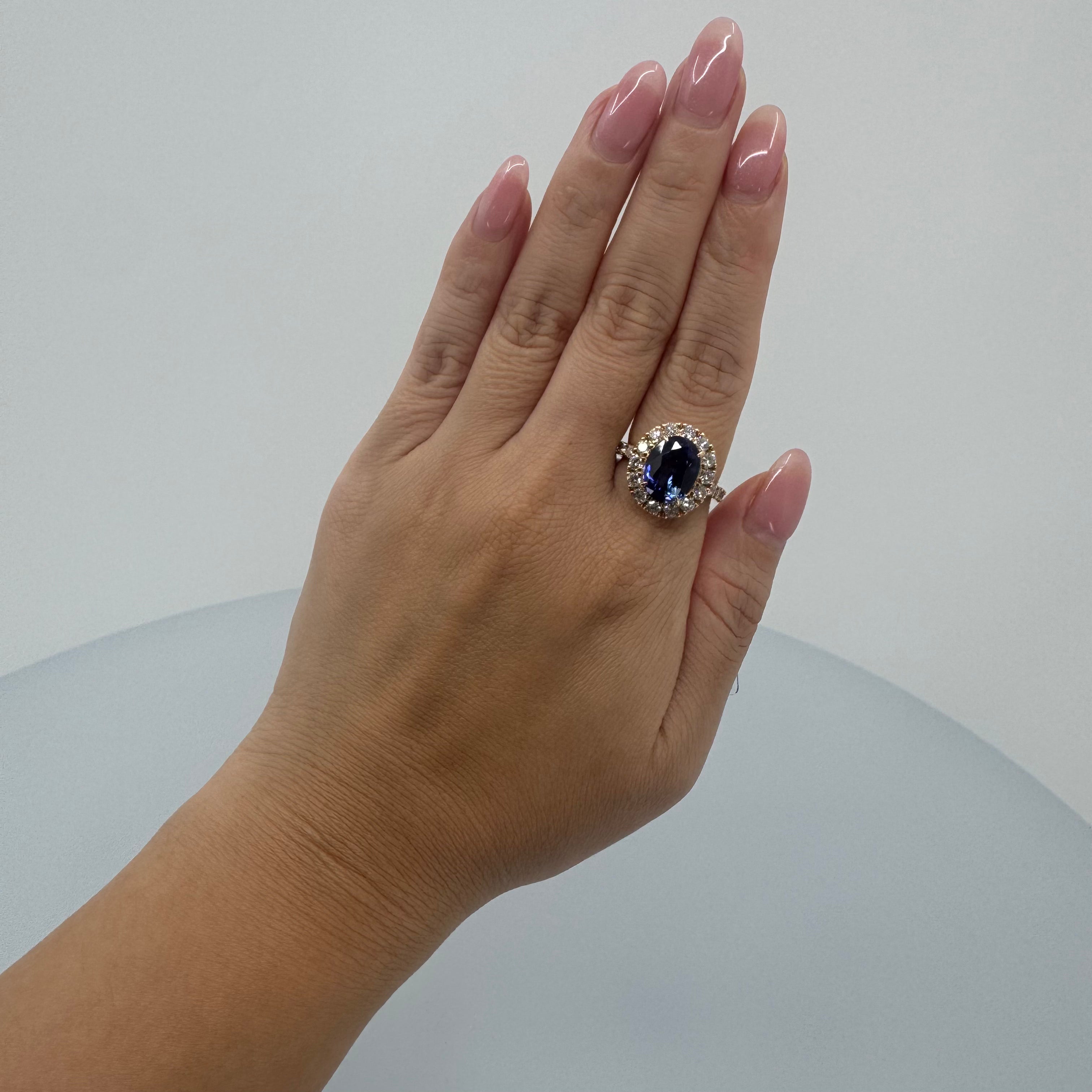 ［一点物］リング  タンザナイト  5ct   YG/PG