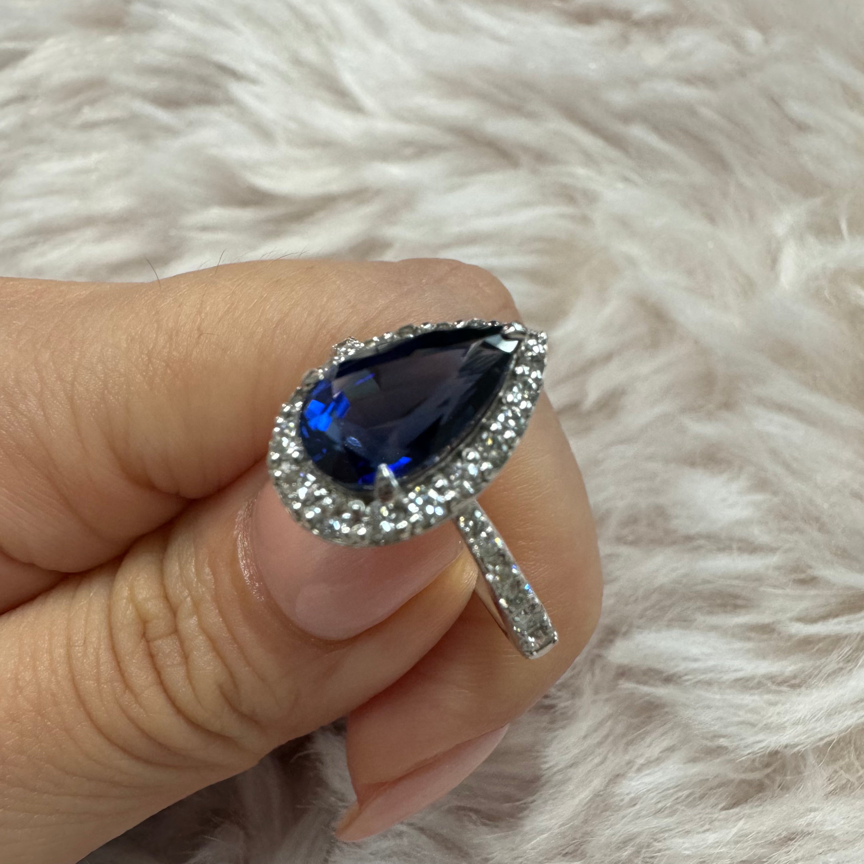 16_綺麗　ブルーサファイア 中石2.8ct　PT PS リング〜GRS スリランカ産｜AYAKO SAKURAI（櫻井 彩子（サクライ アヤコ））公式通販サイト