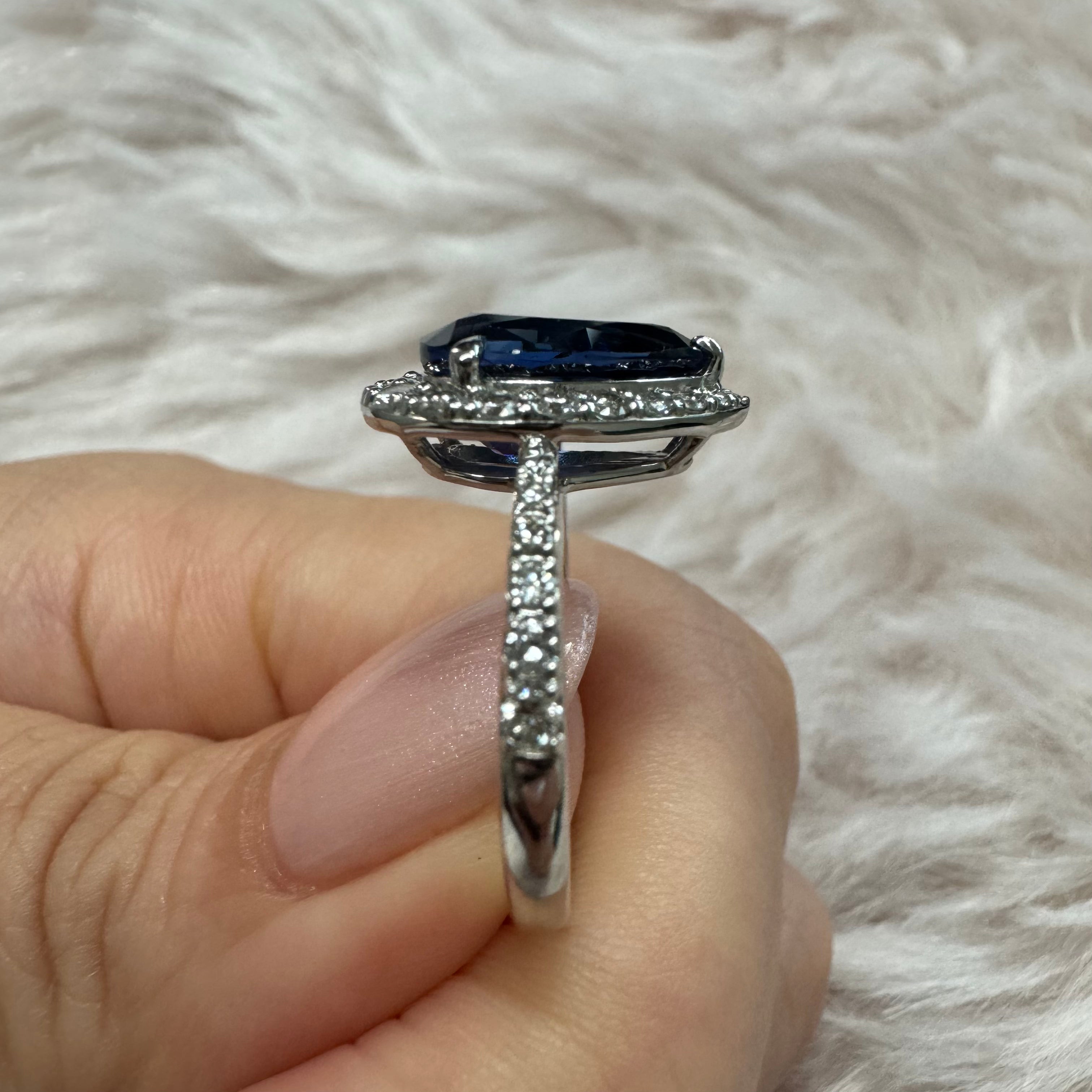 16_綺麗　ブルーサファイア 中石2.8ct　PT PS リング〜GRS スリランカ産｜AYAKO SAKURAI（櫻井 彩子（サクライ アヤコ））公式通販サイト