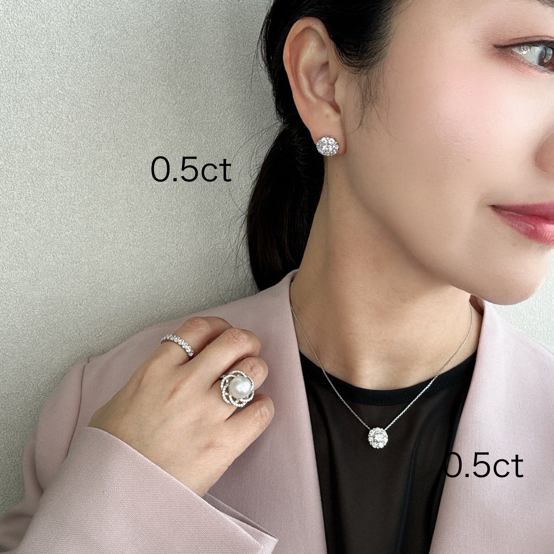 ［メメール］ピアス ダイヤ