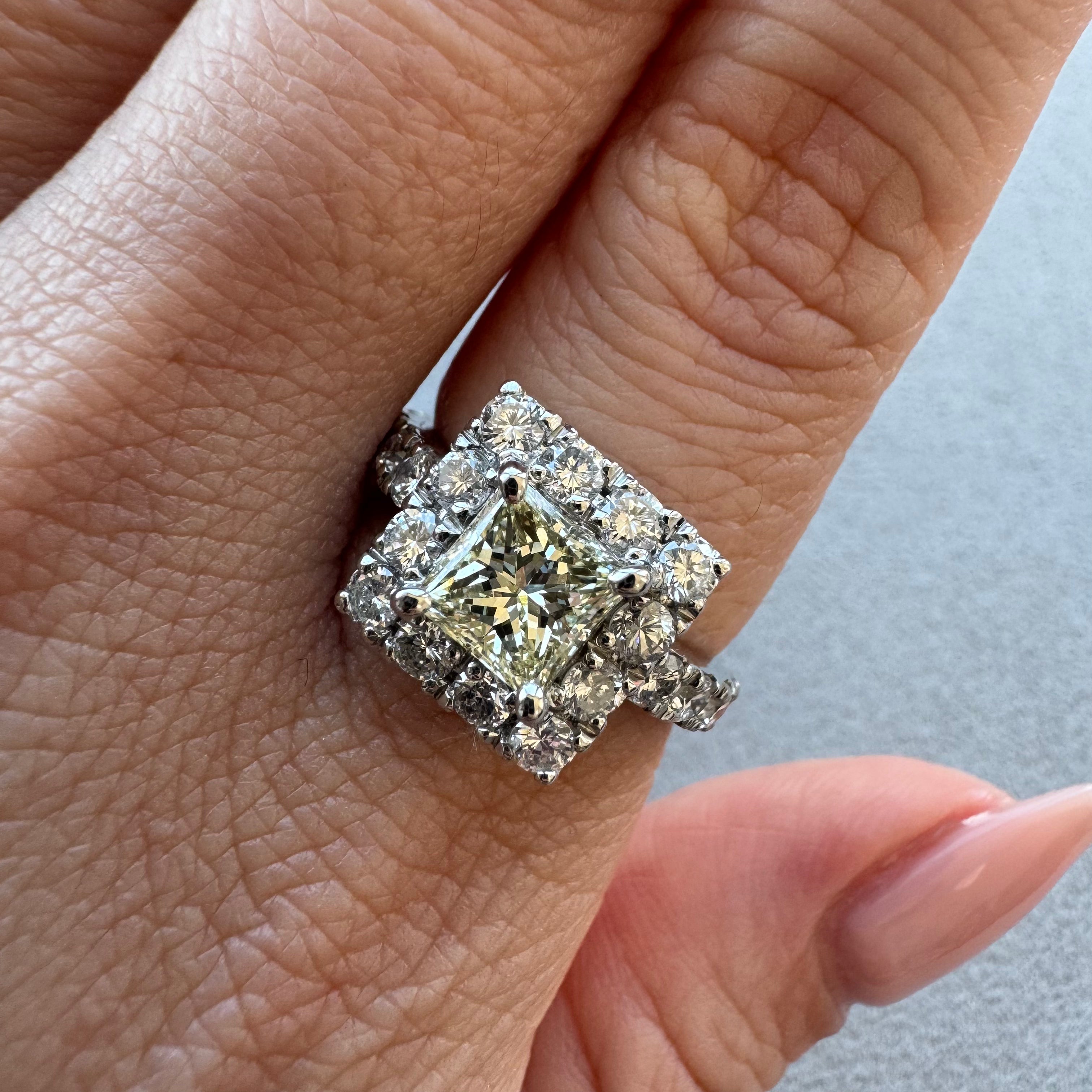 18［一点物］リング ダイヤ 1ct SQ PT