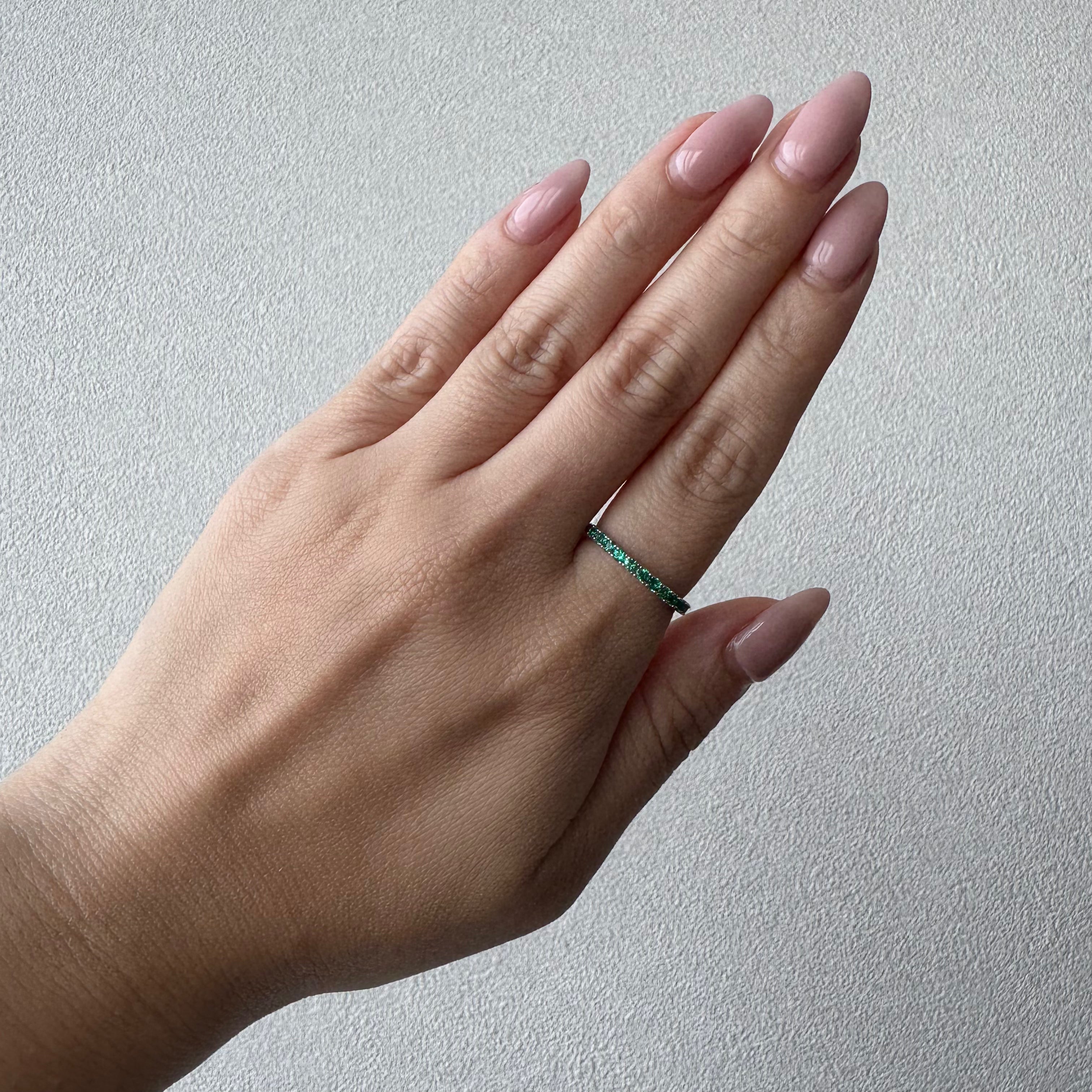 32［一点物］リング エメラルド 0.25ct前後 PT