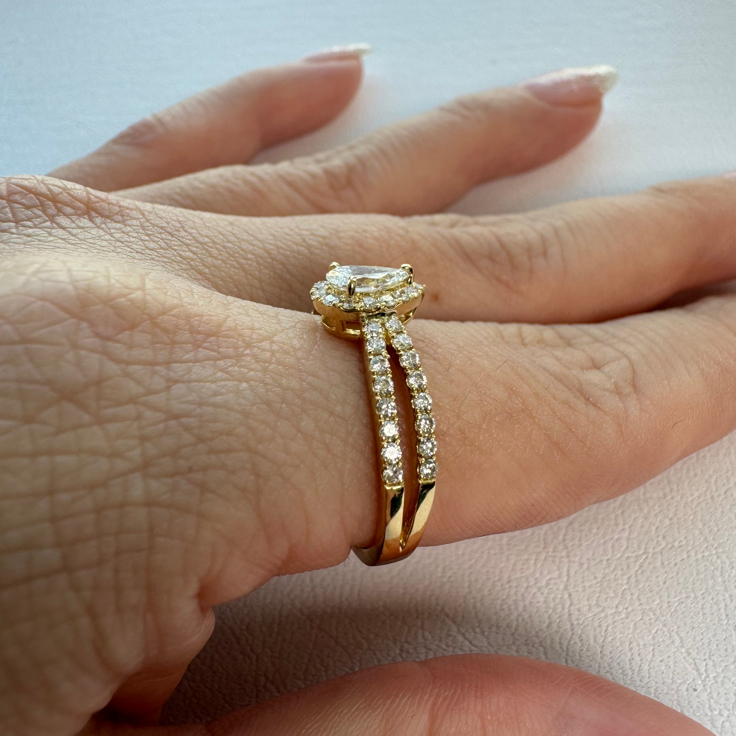 32［一点物］リング ダイヤ 0.3ct PS PT