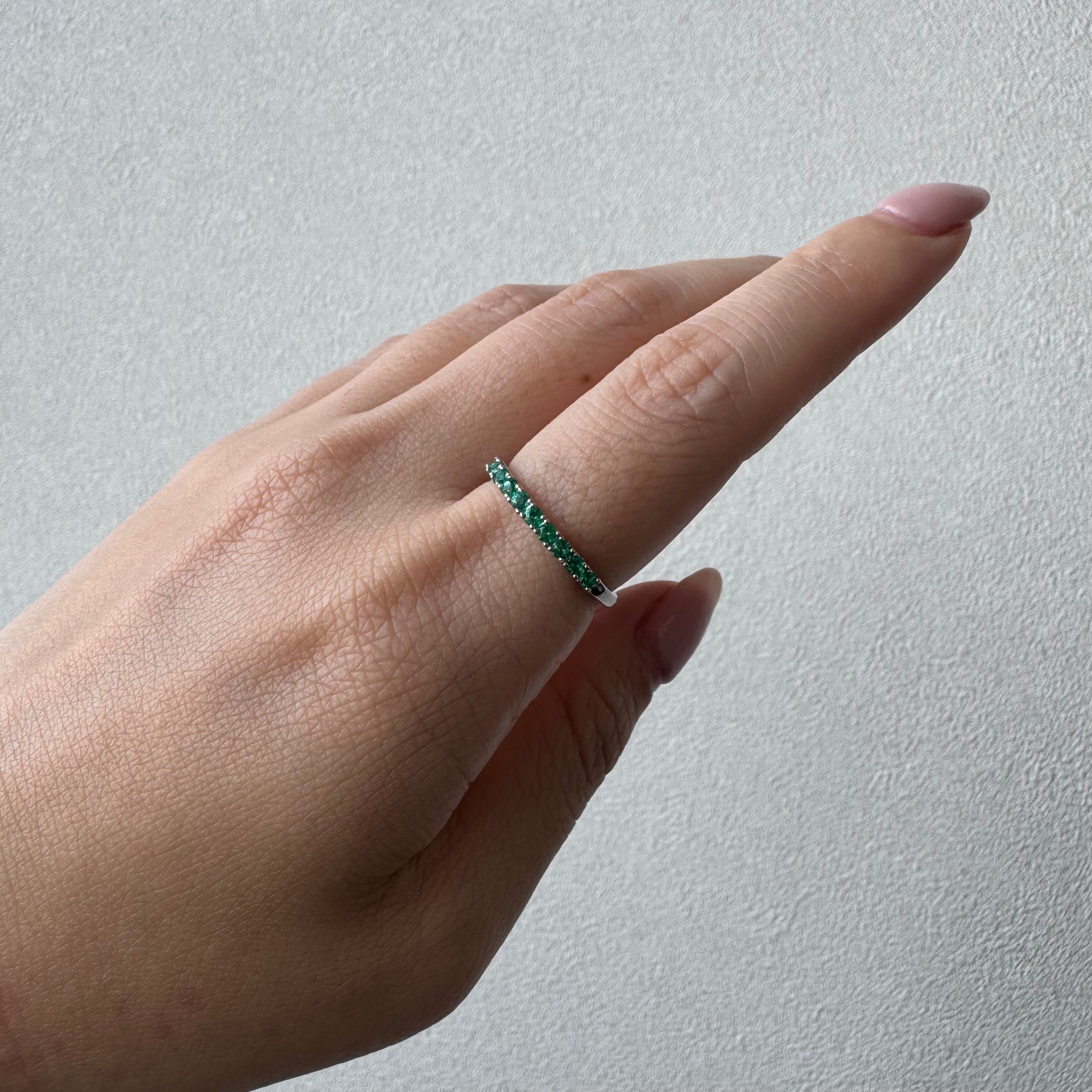 32［一点物］リング エメラルド 0.25ct前後 PT