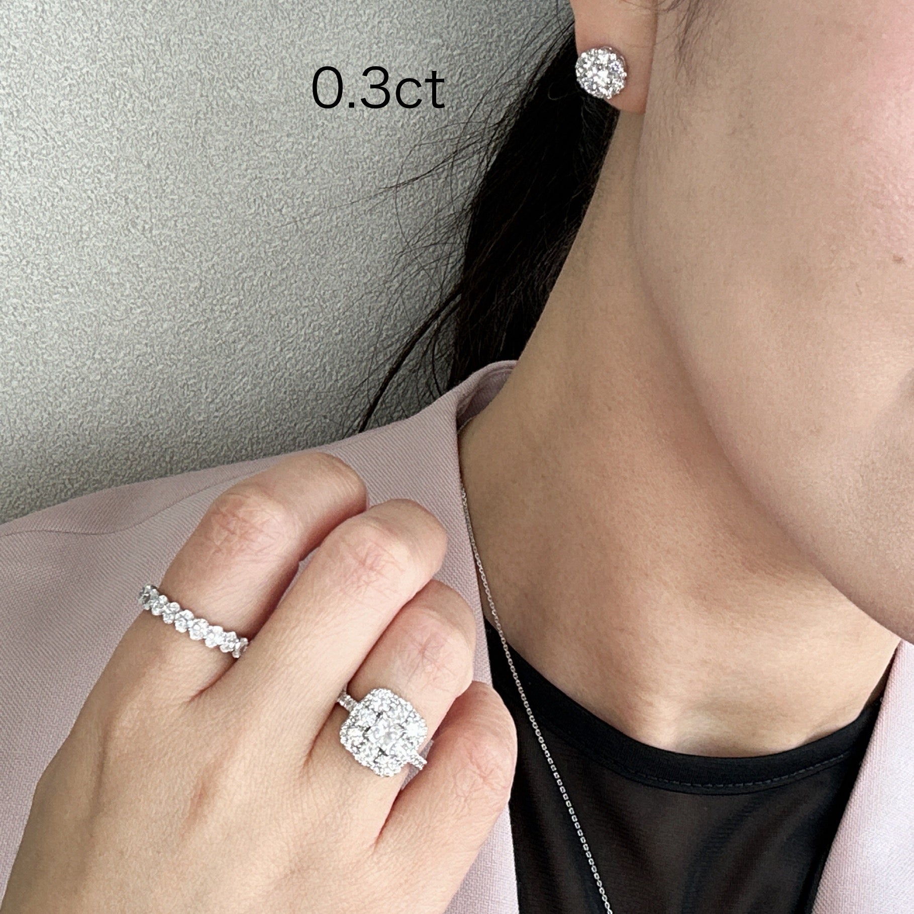 ［メメール］ピアス ダイヤ