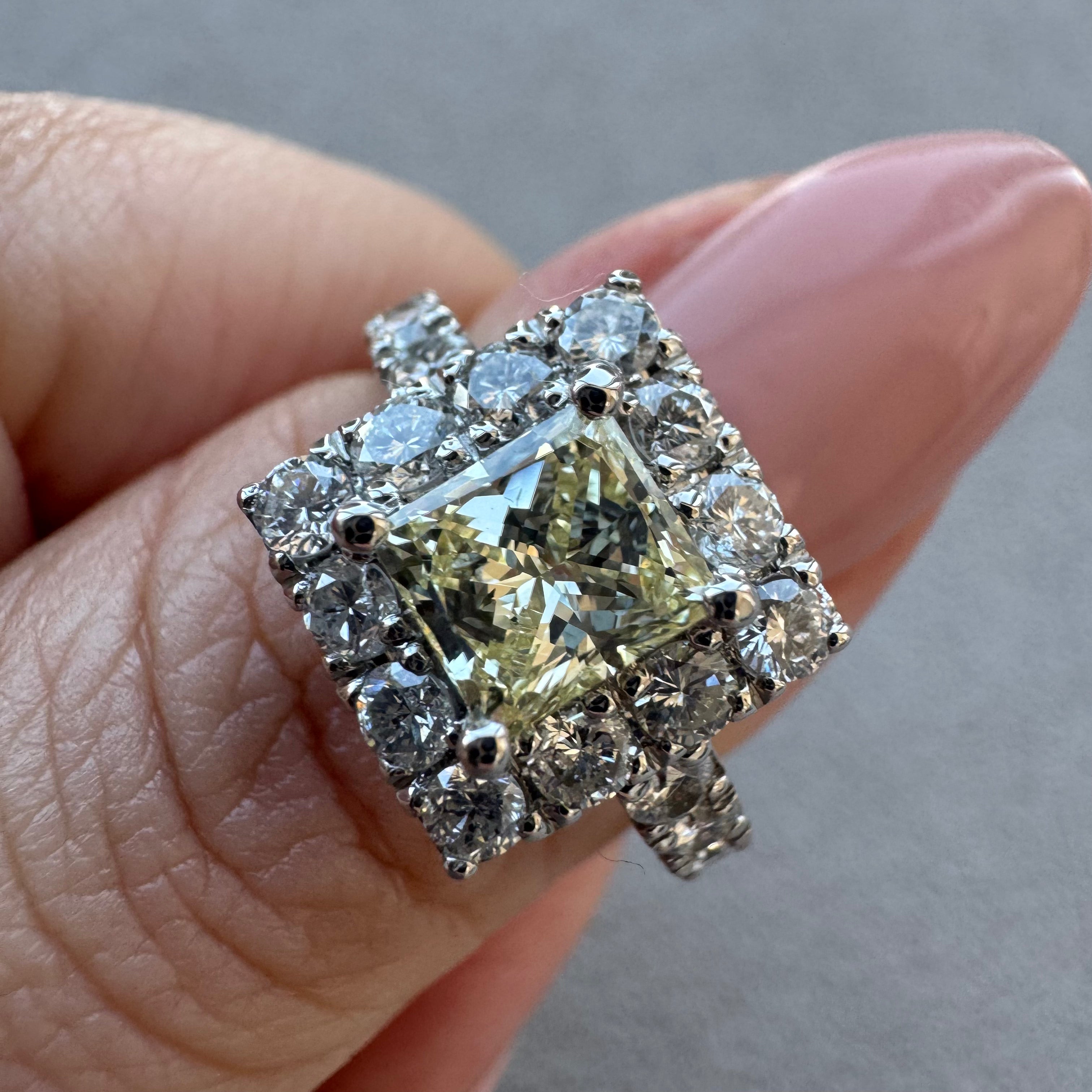 17［一点物］リング ダイヤ 1ct SQ PT