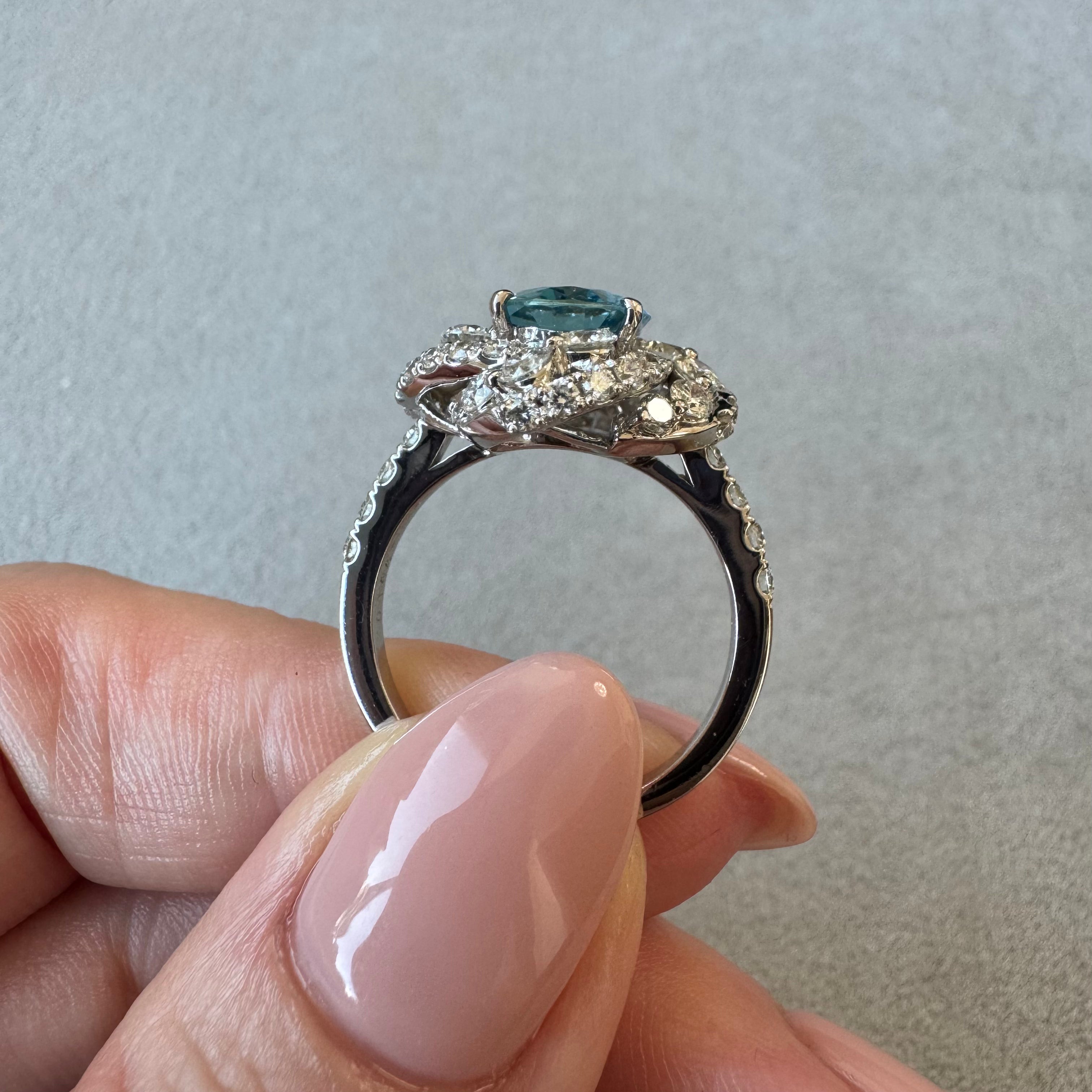 ［プリマドンナ］リング サンタマリアアクアマリン 1.8ct OV