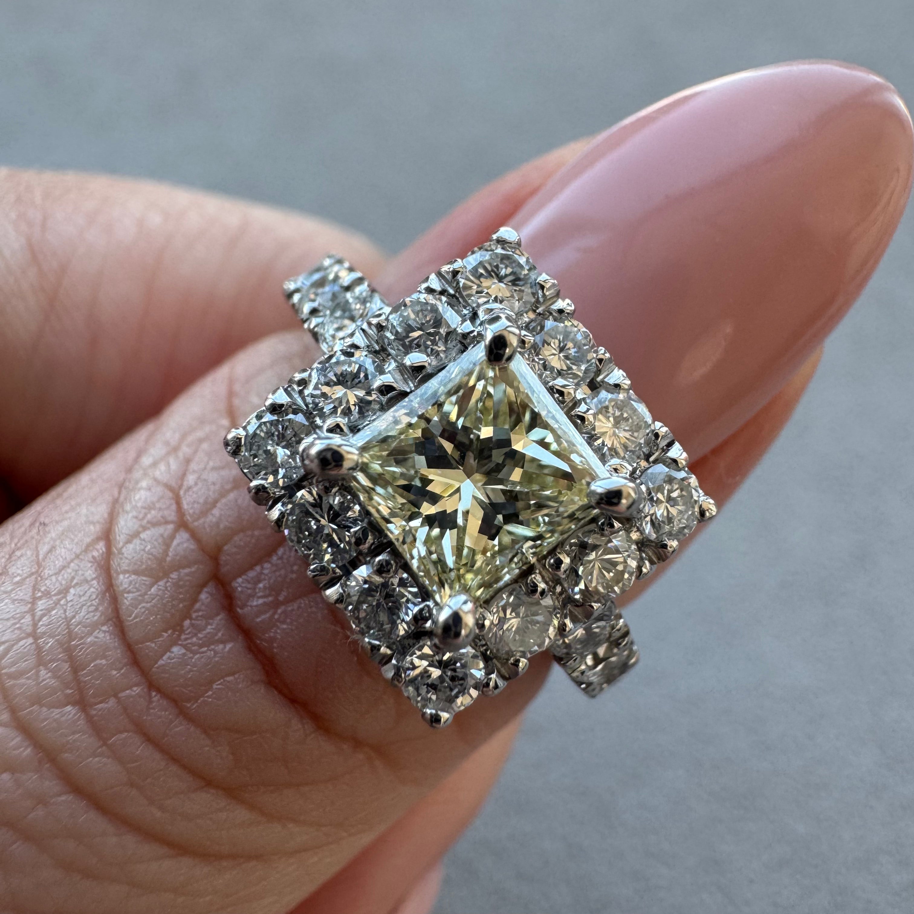 18［一点物］リング ダイヤ 1ct SQ PT