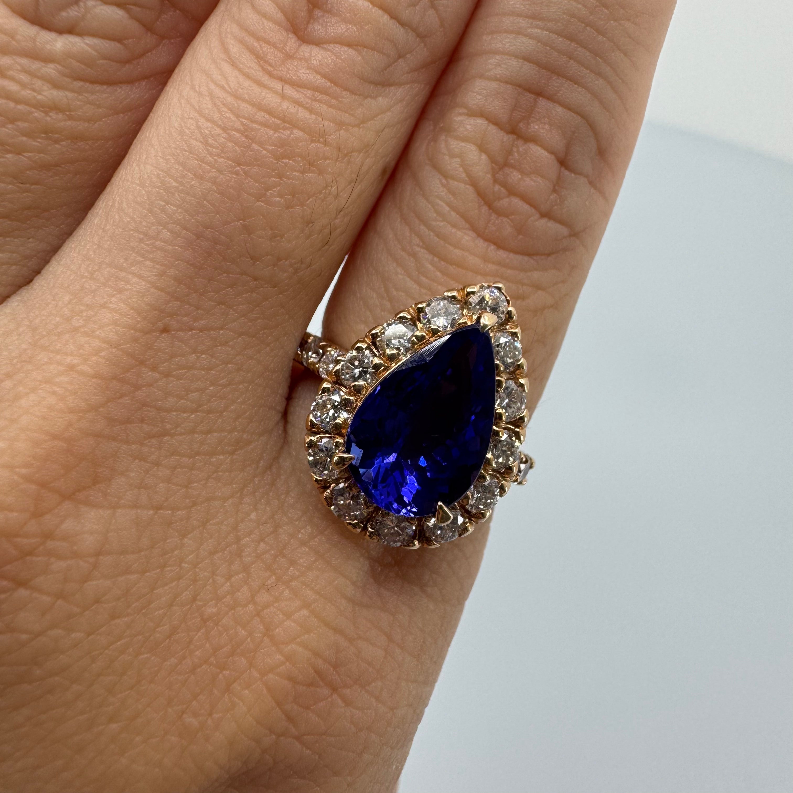 ［一点物］リング  タンザナイト  3.8ct  PS PG