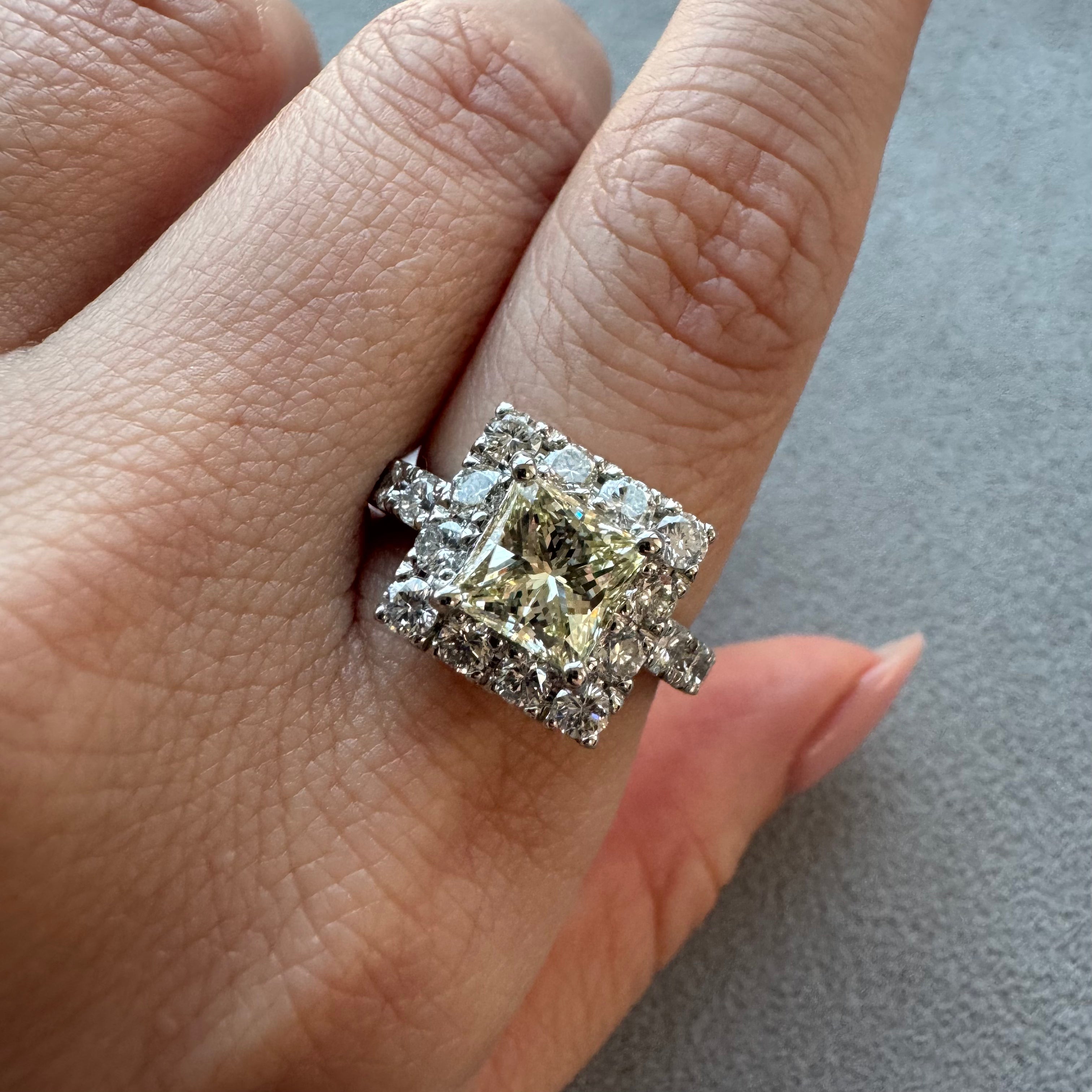 19［一点物］リング ダイヤ 1.5ct SQ PT