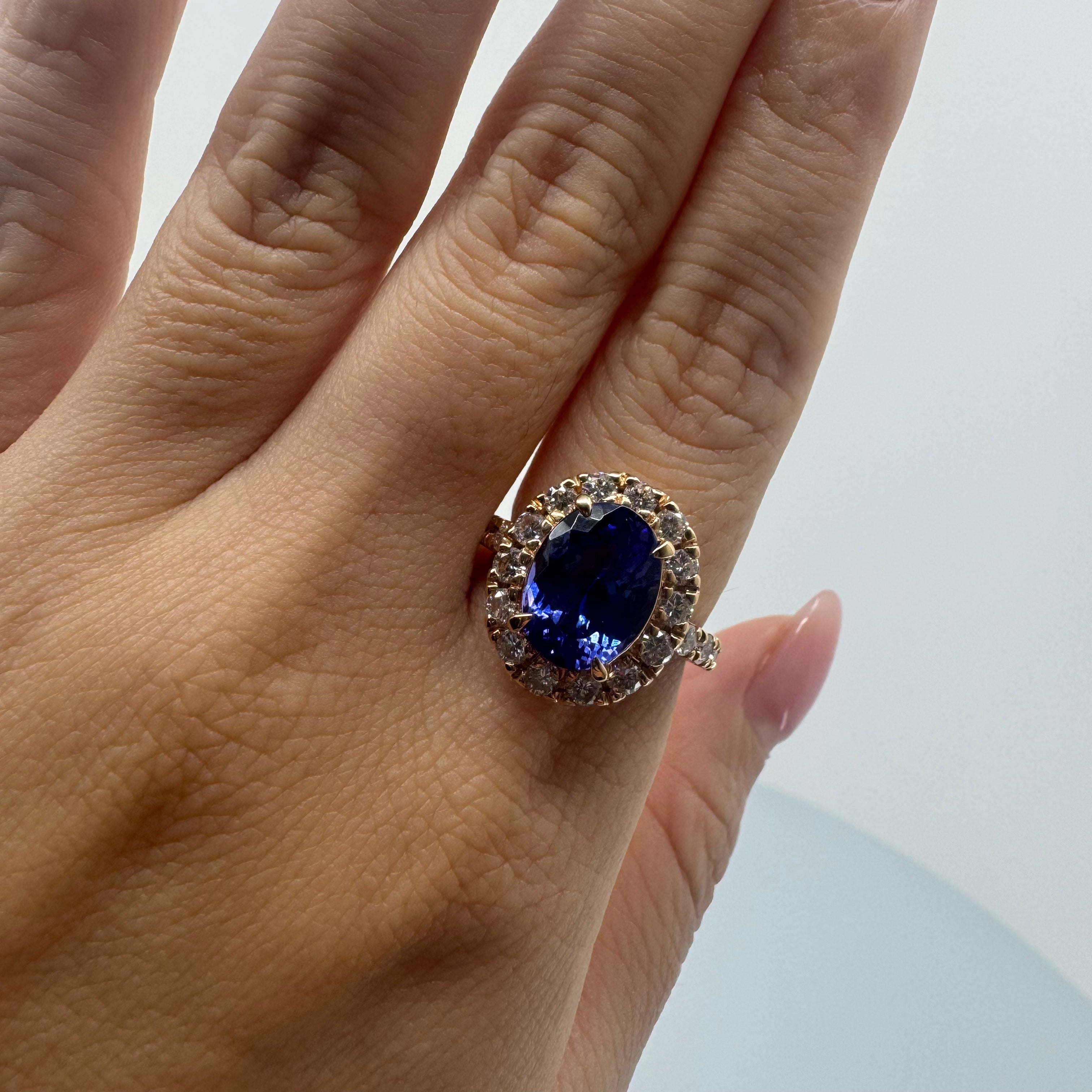 ［一点物］リング  タンザナイト  4.2ct   PG