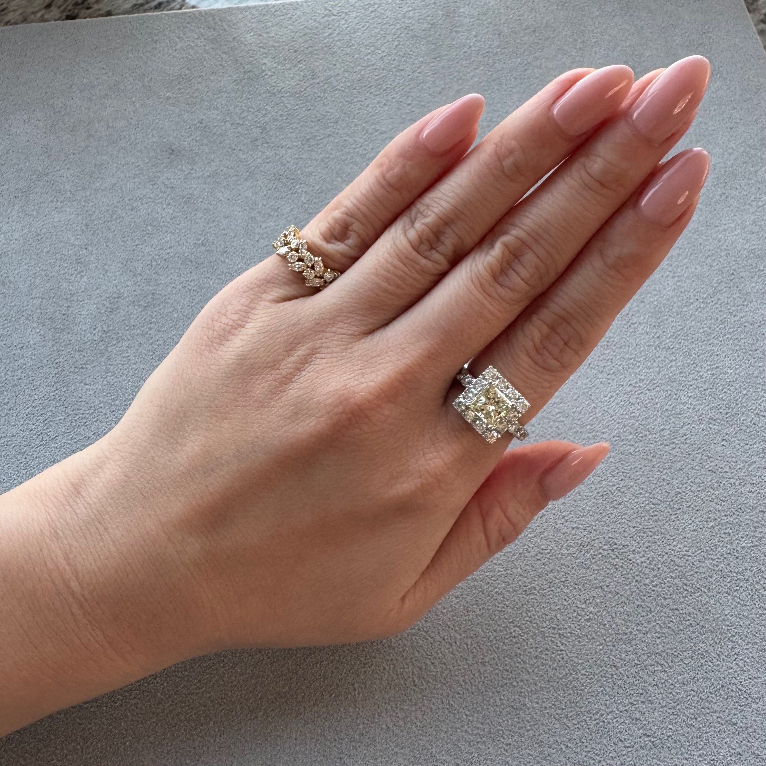 19［一点物］リング ダイヤ 1.5ct SQ PT