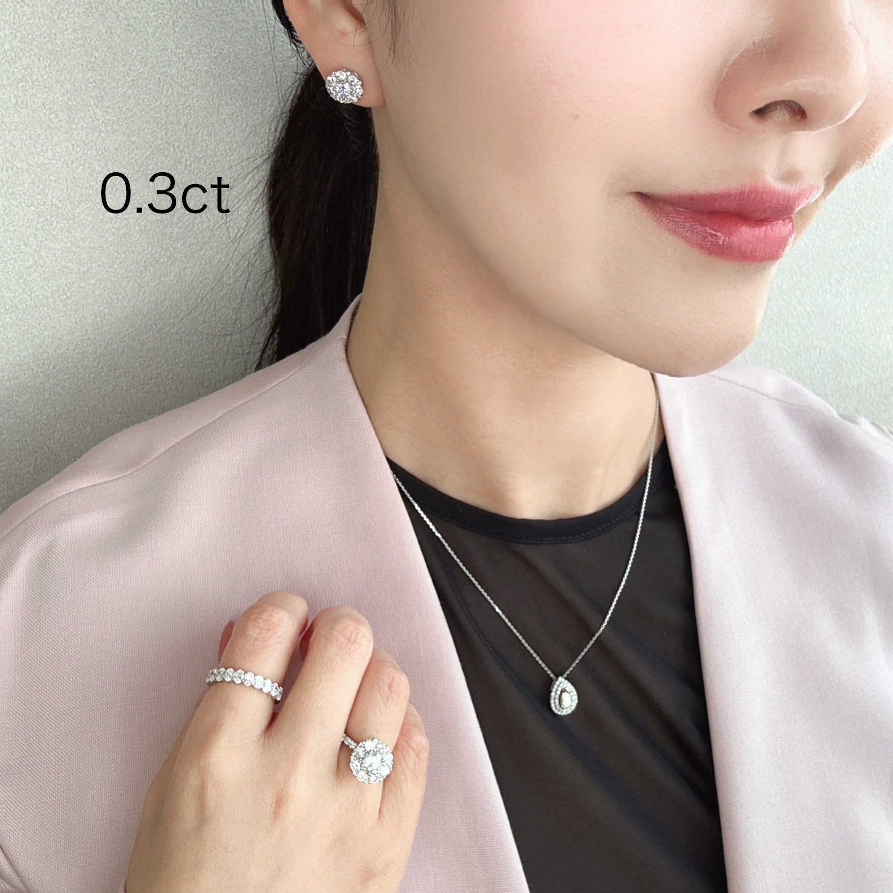 ［メメール］ピアス ダイヤ