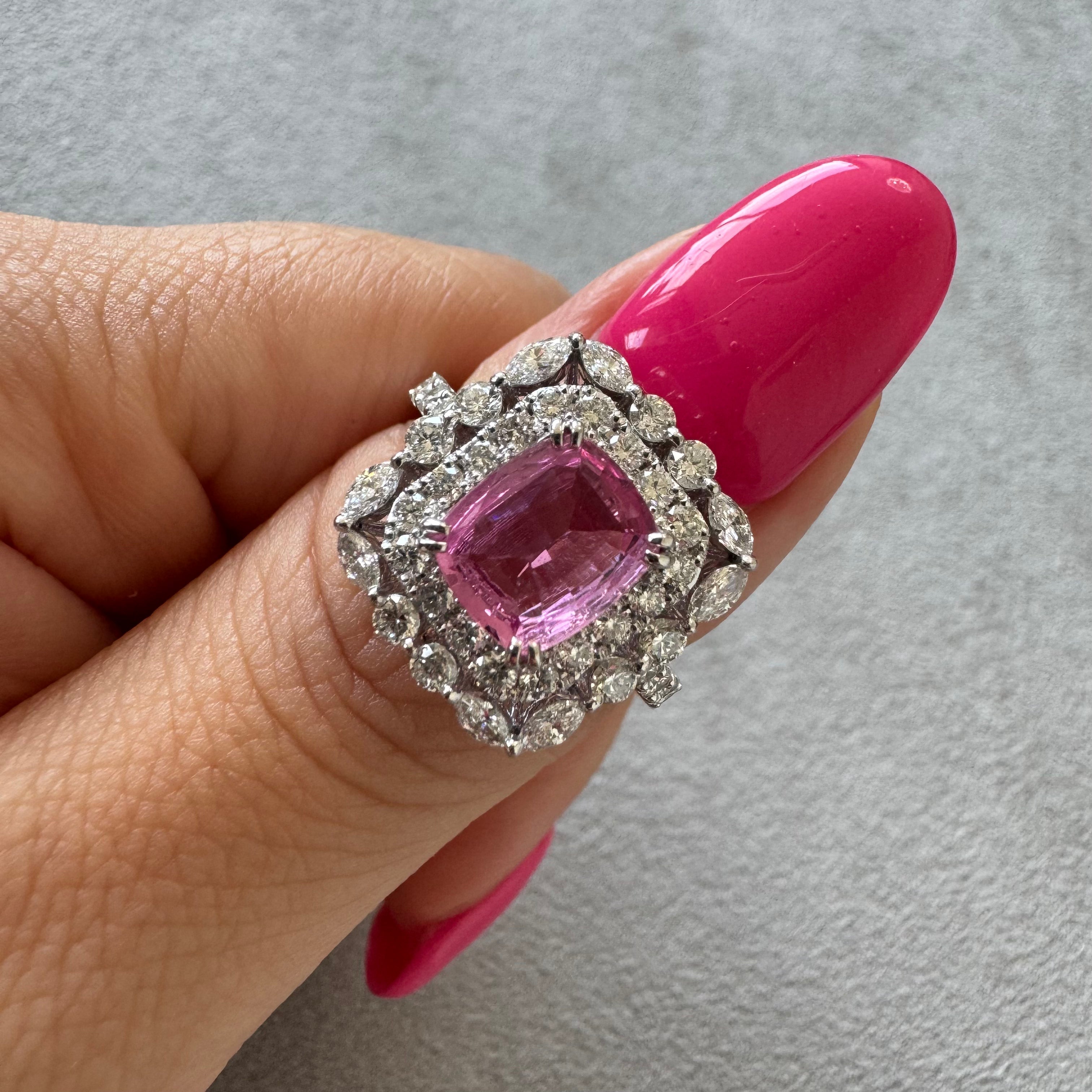 マドンナリリー 〜ノーヒート ピンクサファイア 外商で顧客様に即決頂き完売しました(2024.8.1)｜AYAKO SAKURAI（櫻井 彩子（サクライ アヤコ））公式通販サイト