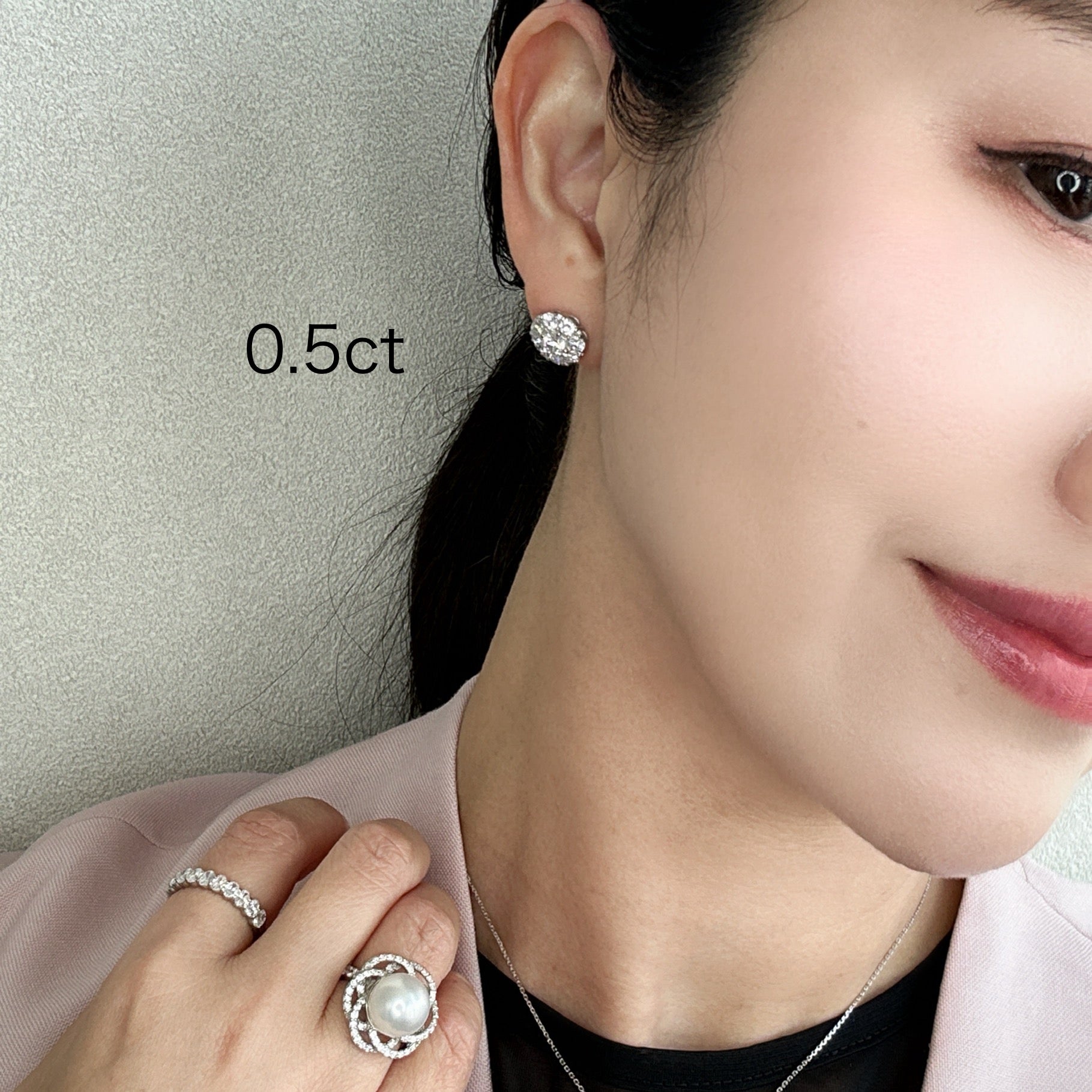 ［メメール］ピアス ダイヤ