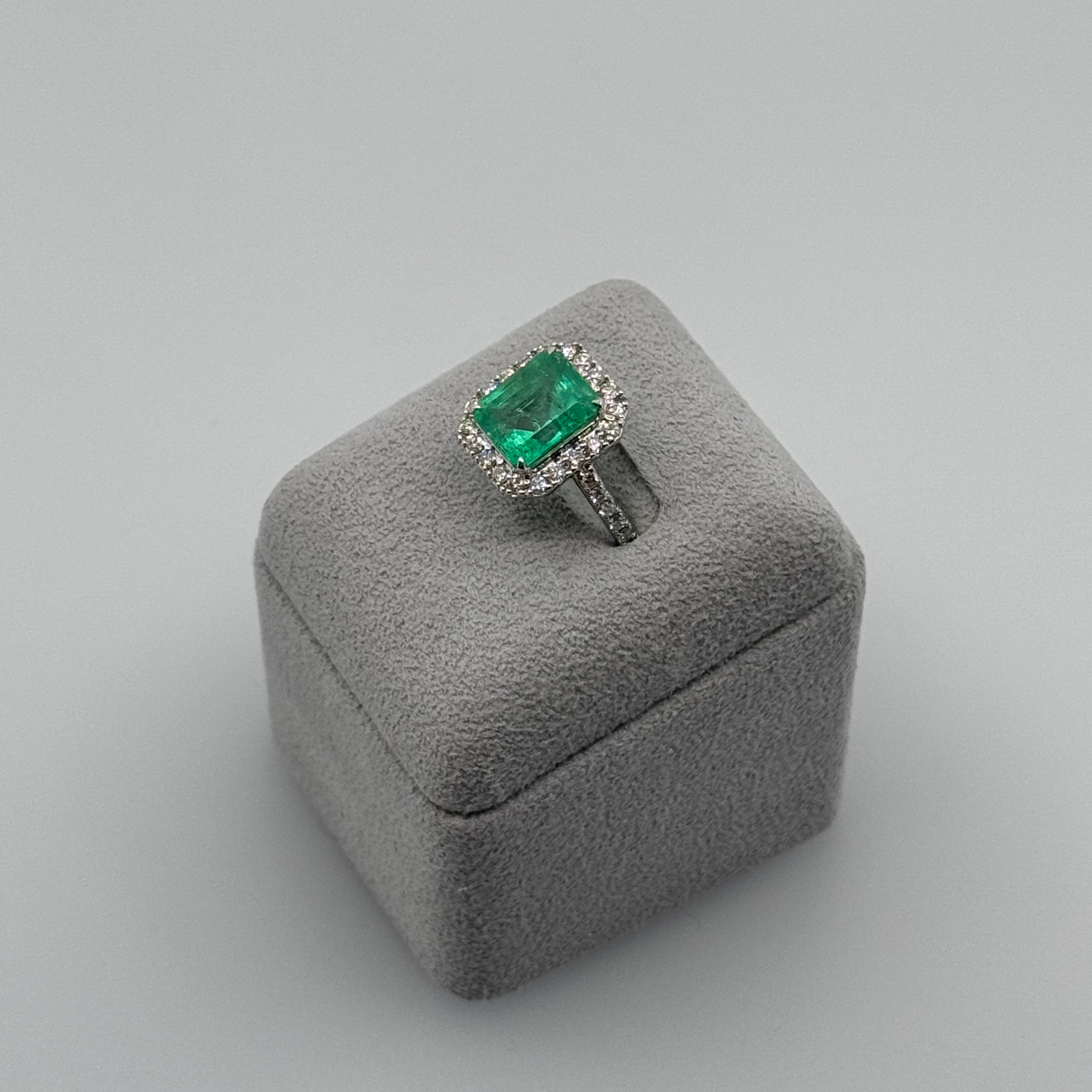 ［一点物］リング エメラルド 4.4ct SQ PT