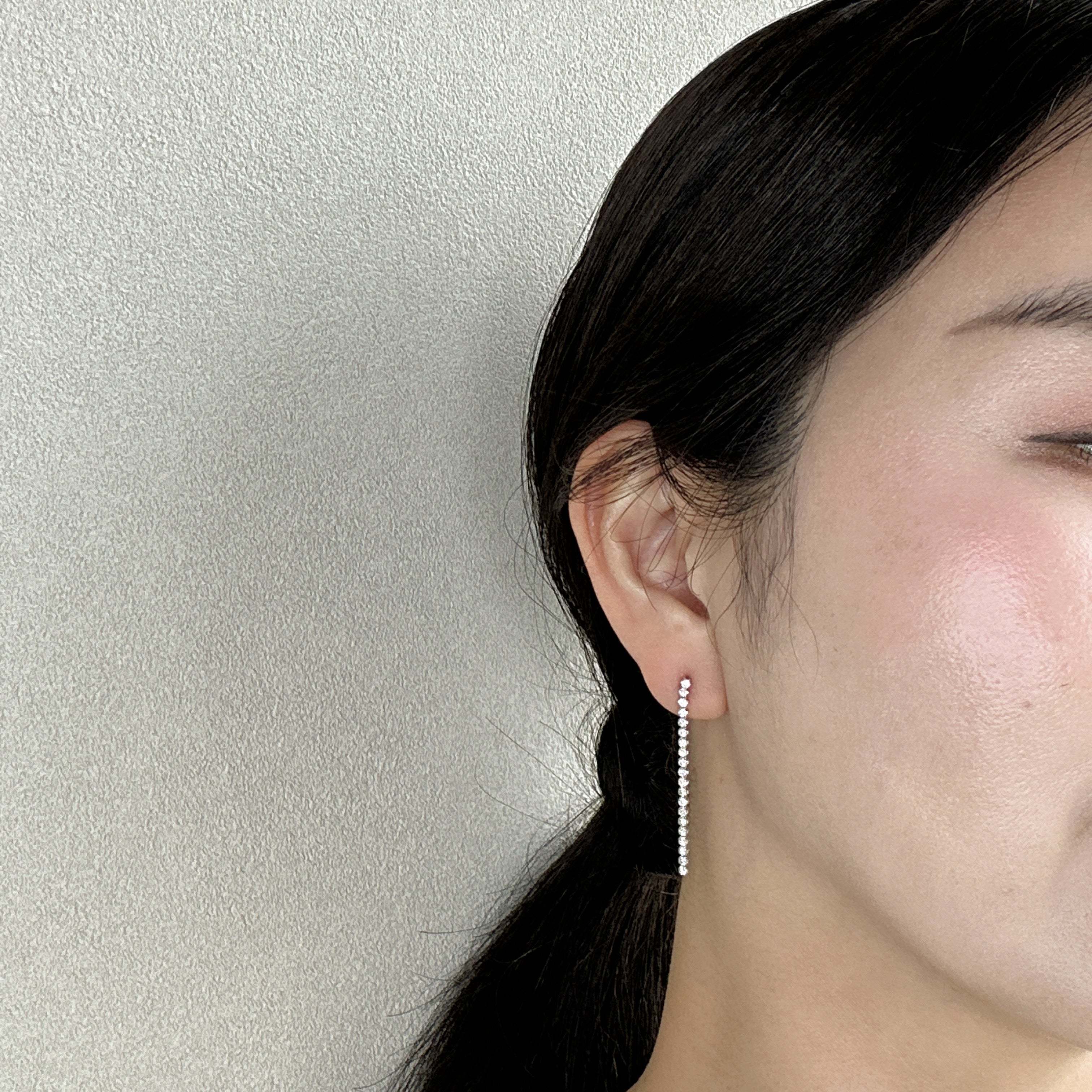 ［エタンスレ］ピアス ダイヤ  0.5ct前後×2