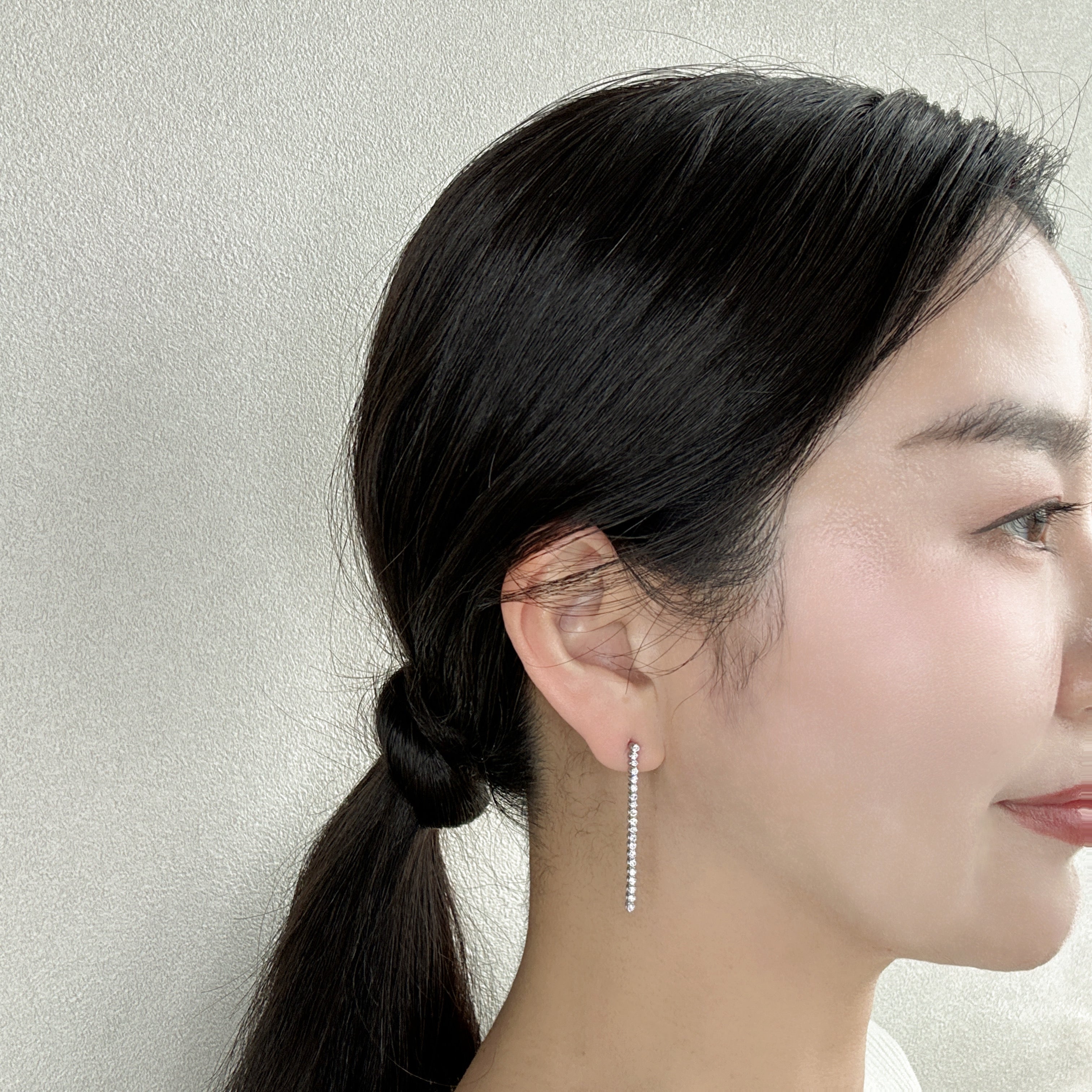 ［エタンスレ］ピアス ダイヤ  0.5ct前後×2