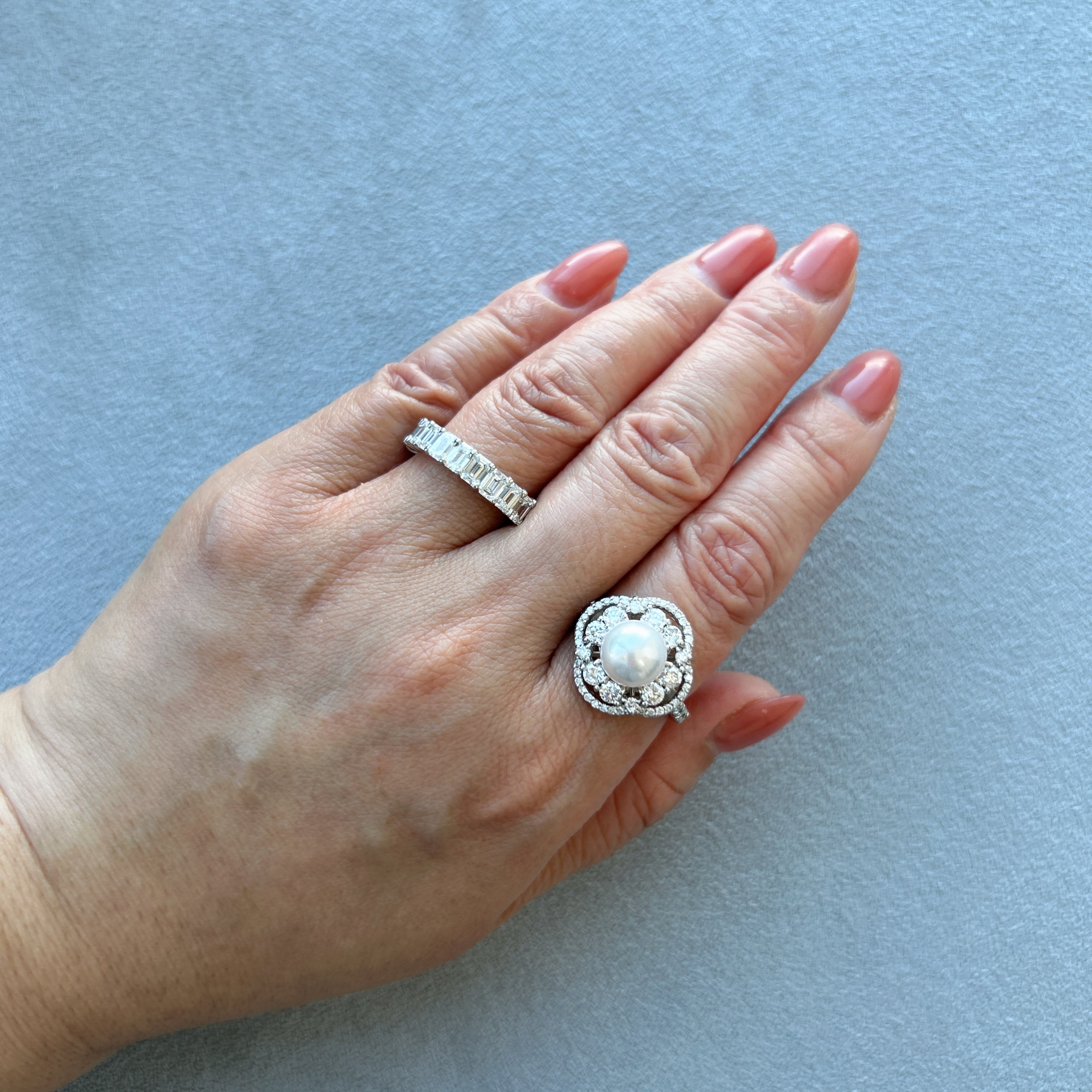 ［エクラ］リング ダイヤ 1pc0.2ct前後×10pc 1.8ct前後 EM