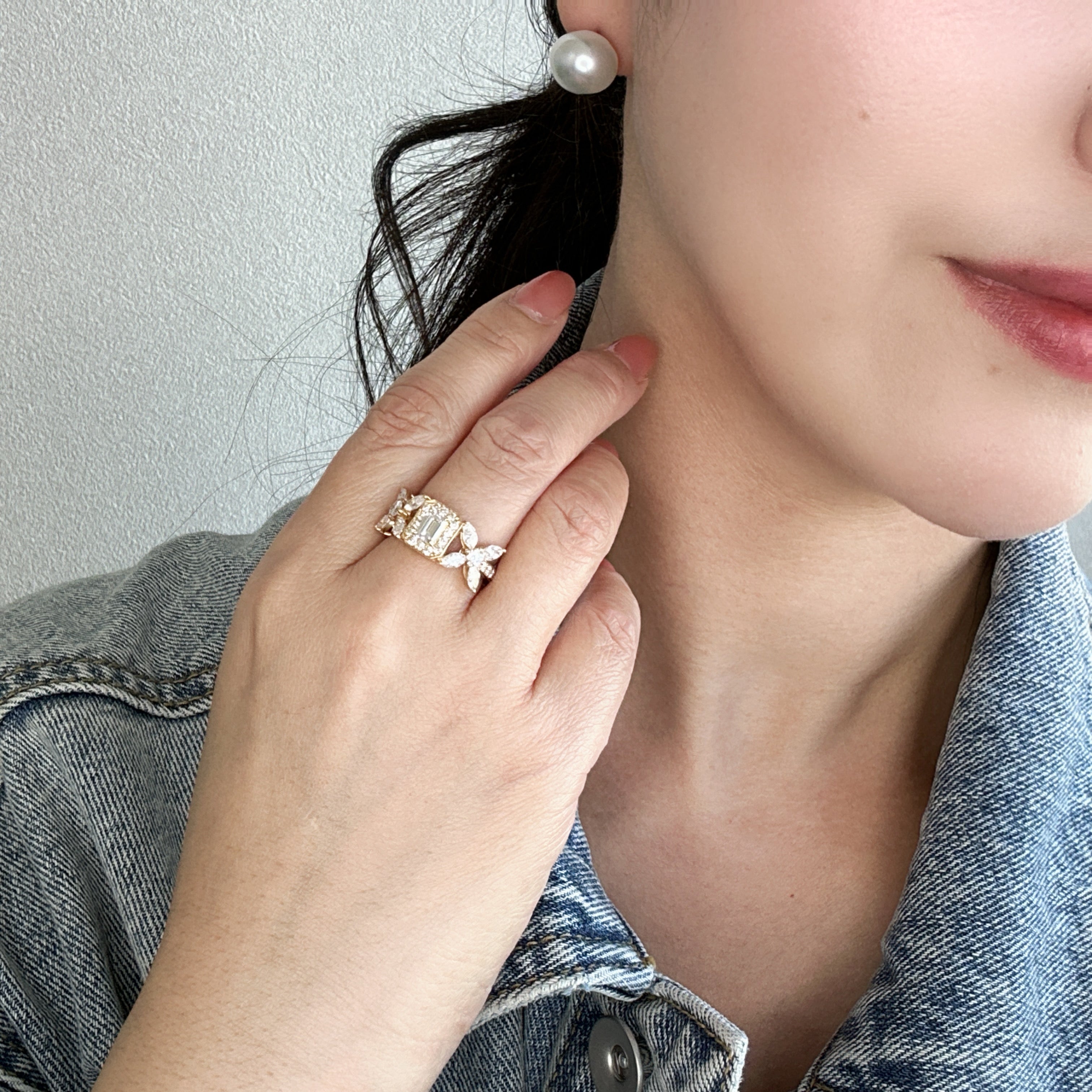 ［カトレア］リング ダイヤ