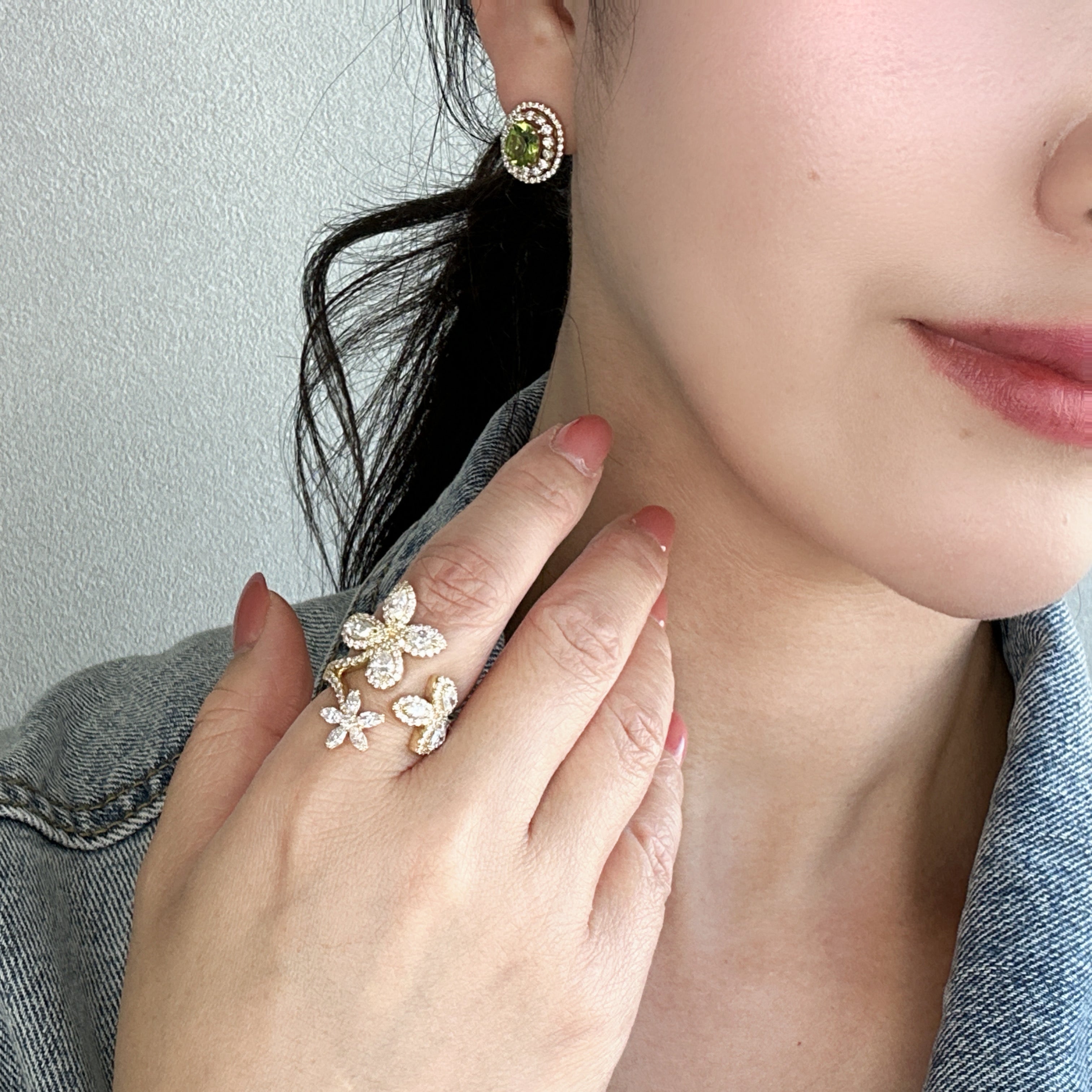 ［フローリッシュ］リング ダイヤ