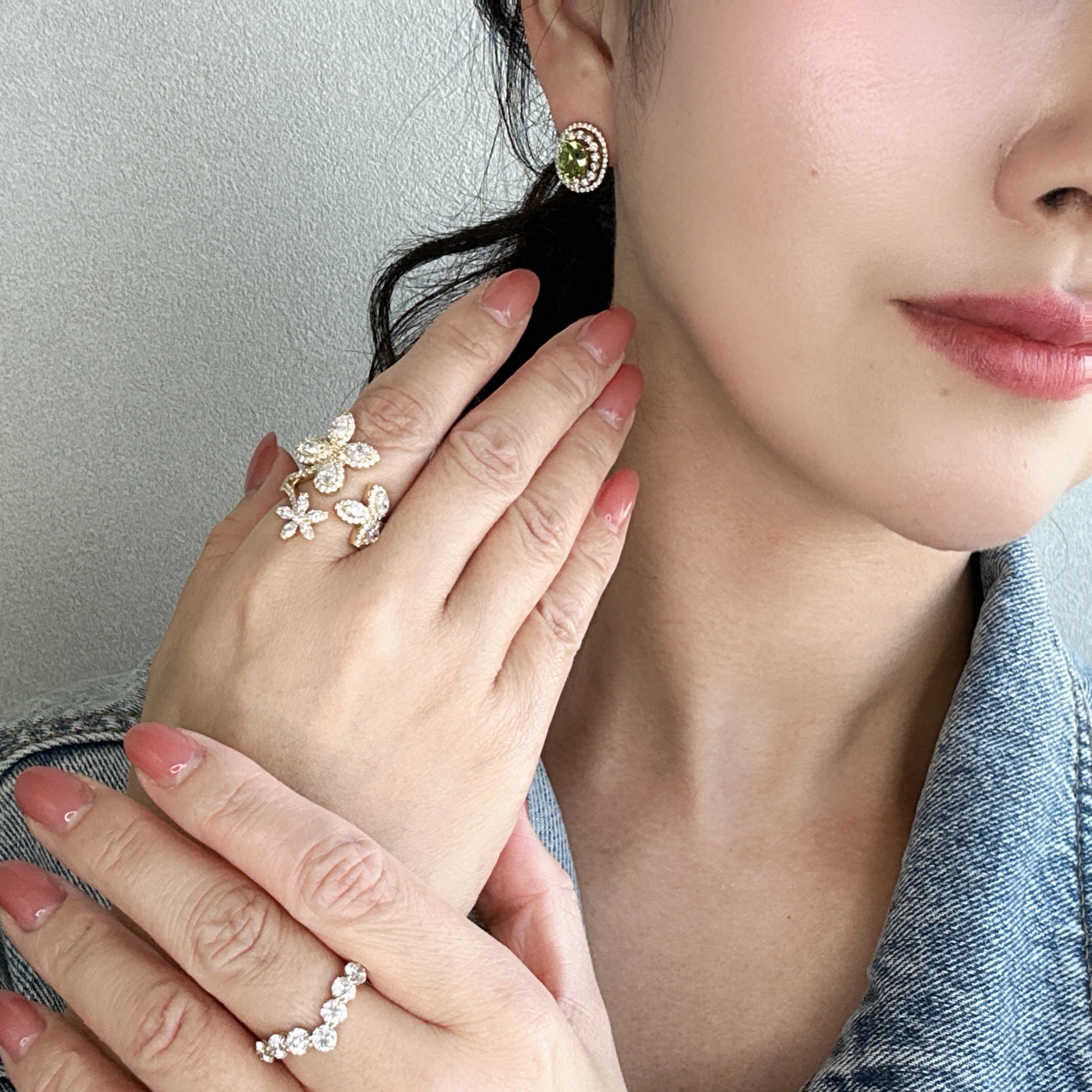 ［フローリッシュ］リング ダイヤ