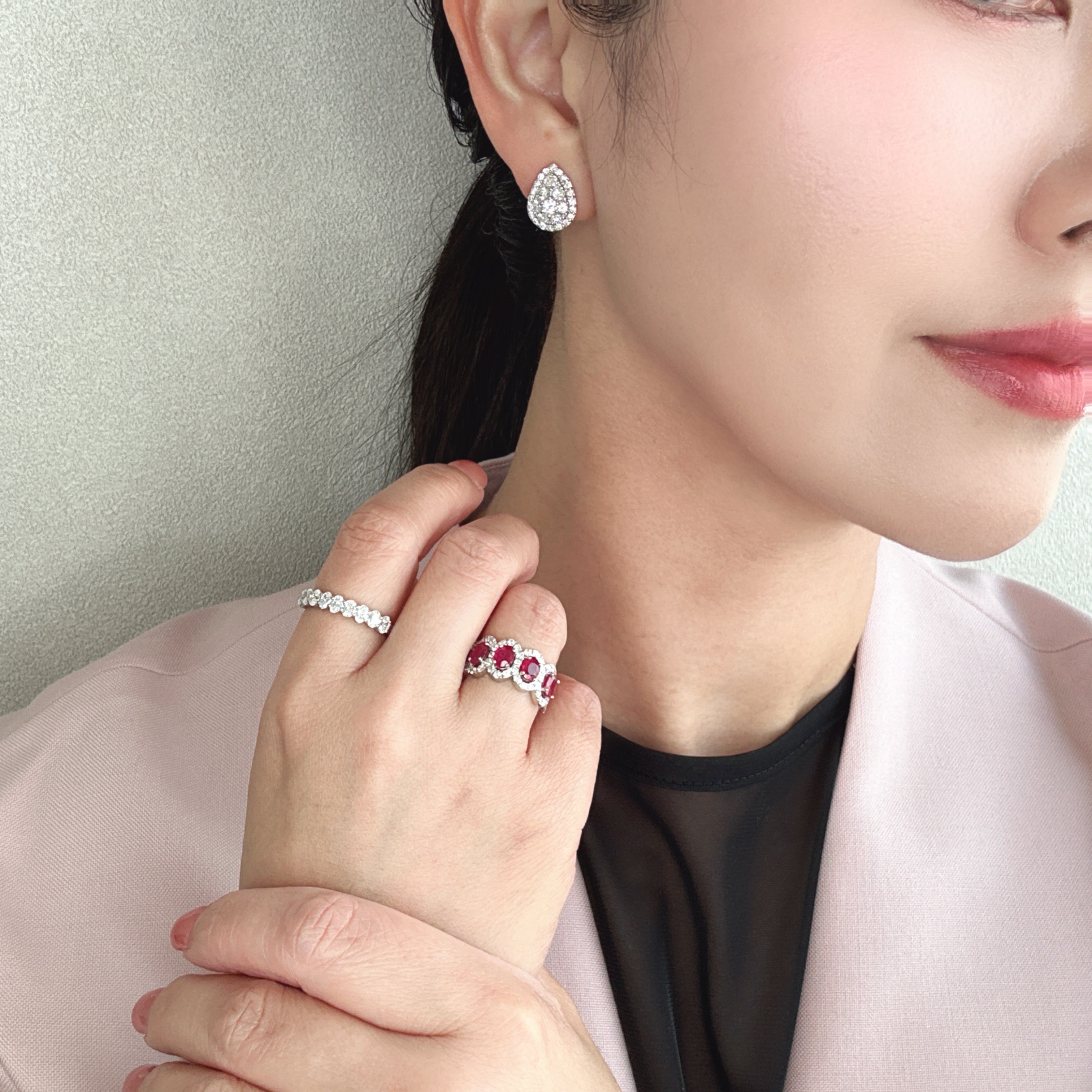 ［クレオパトラ］ピアス ダイヤ