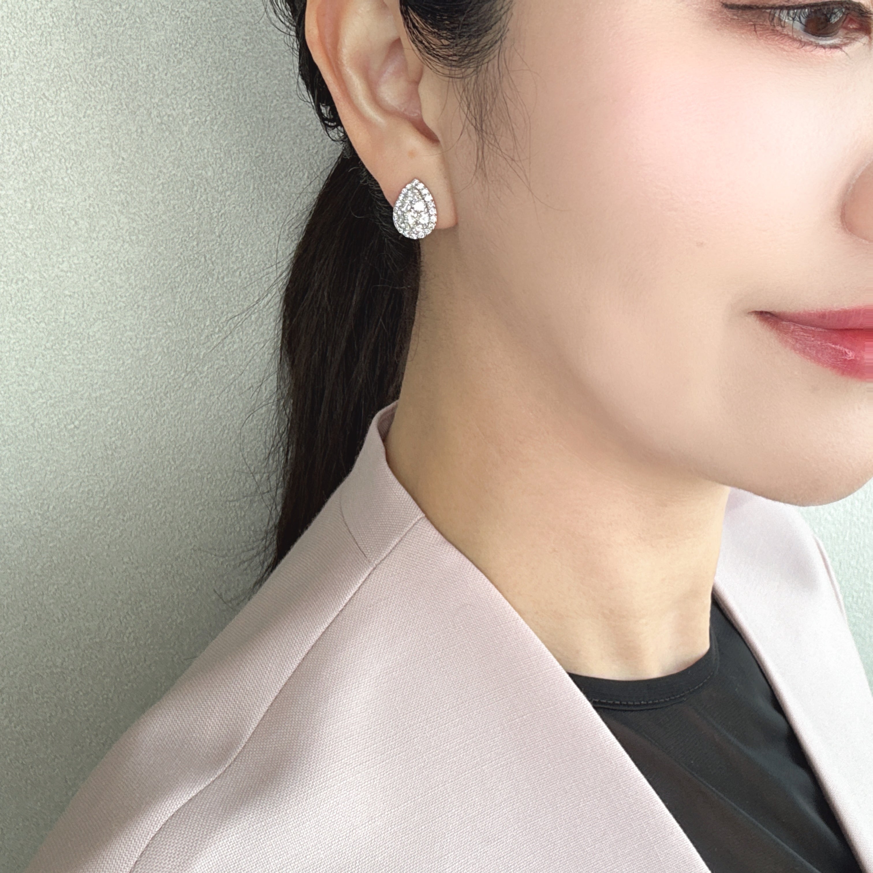 ［クレオパトラ］ピアス ダイヤ