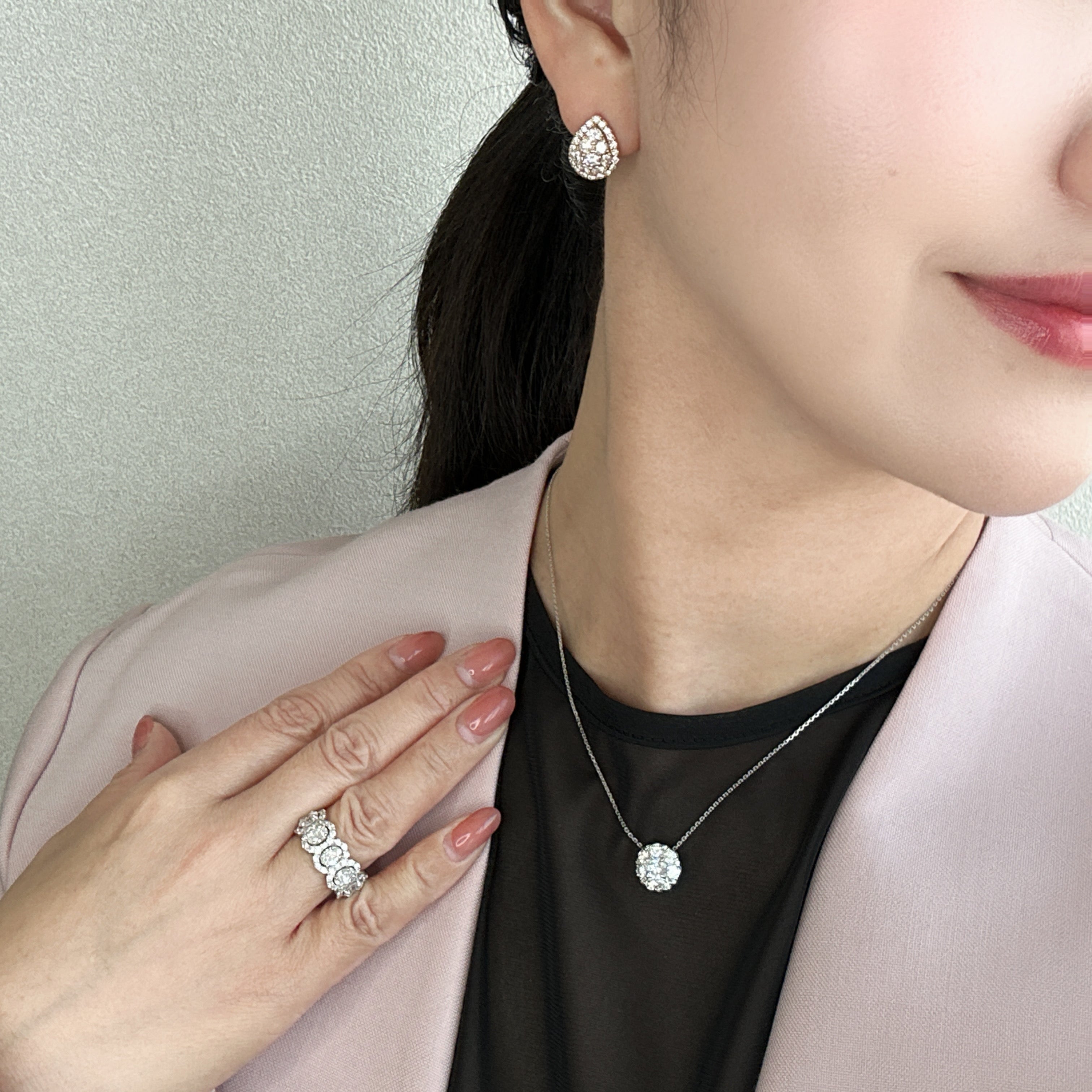 ［クレオパトラ］ピアス ダイヤ