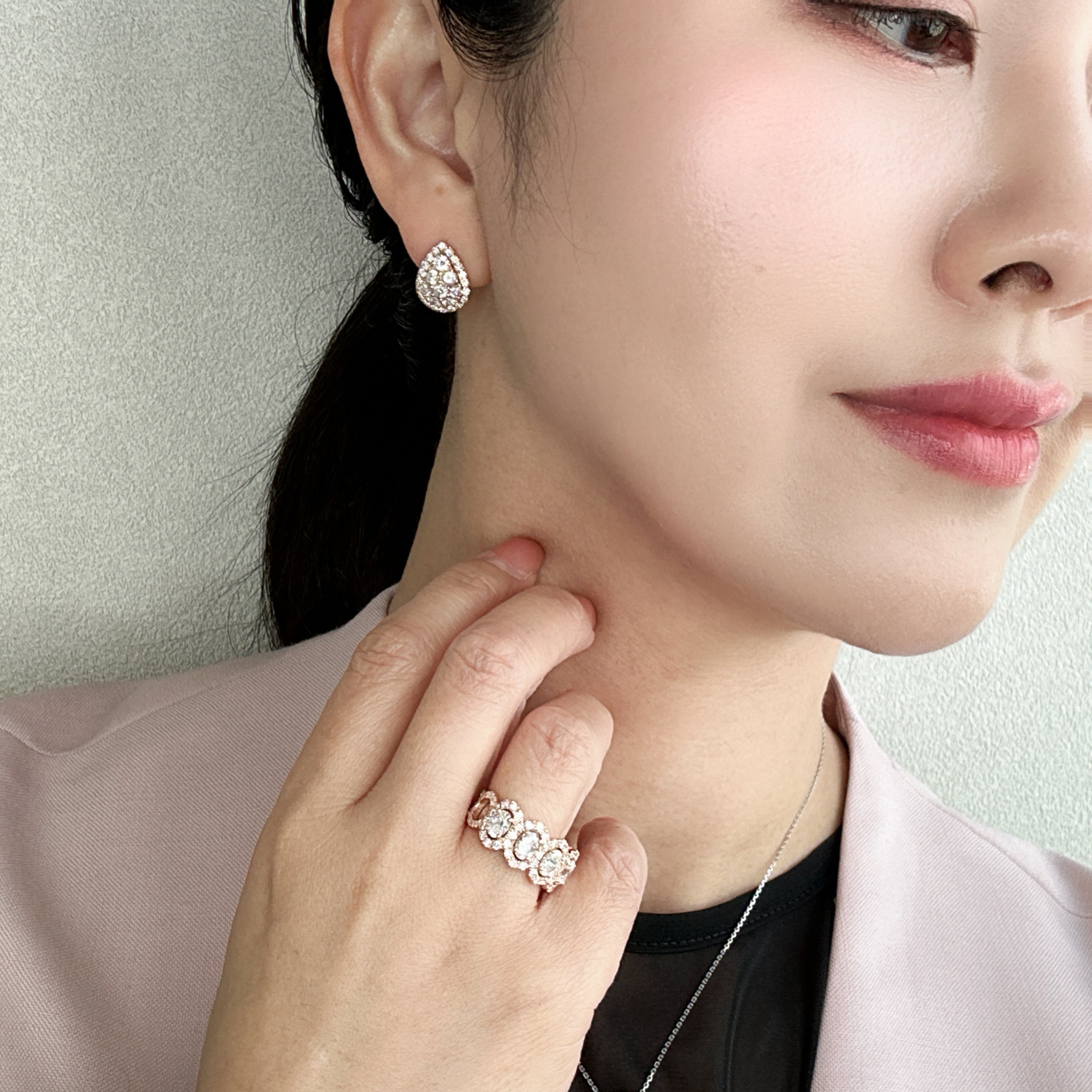 ［クレオパトラ］ピアス ダイヤ