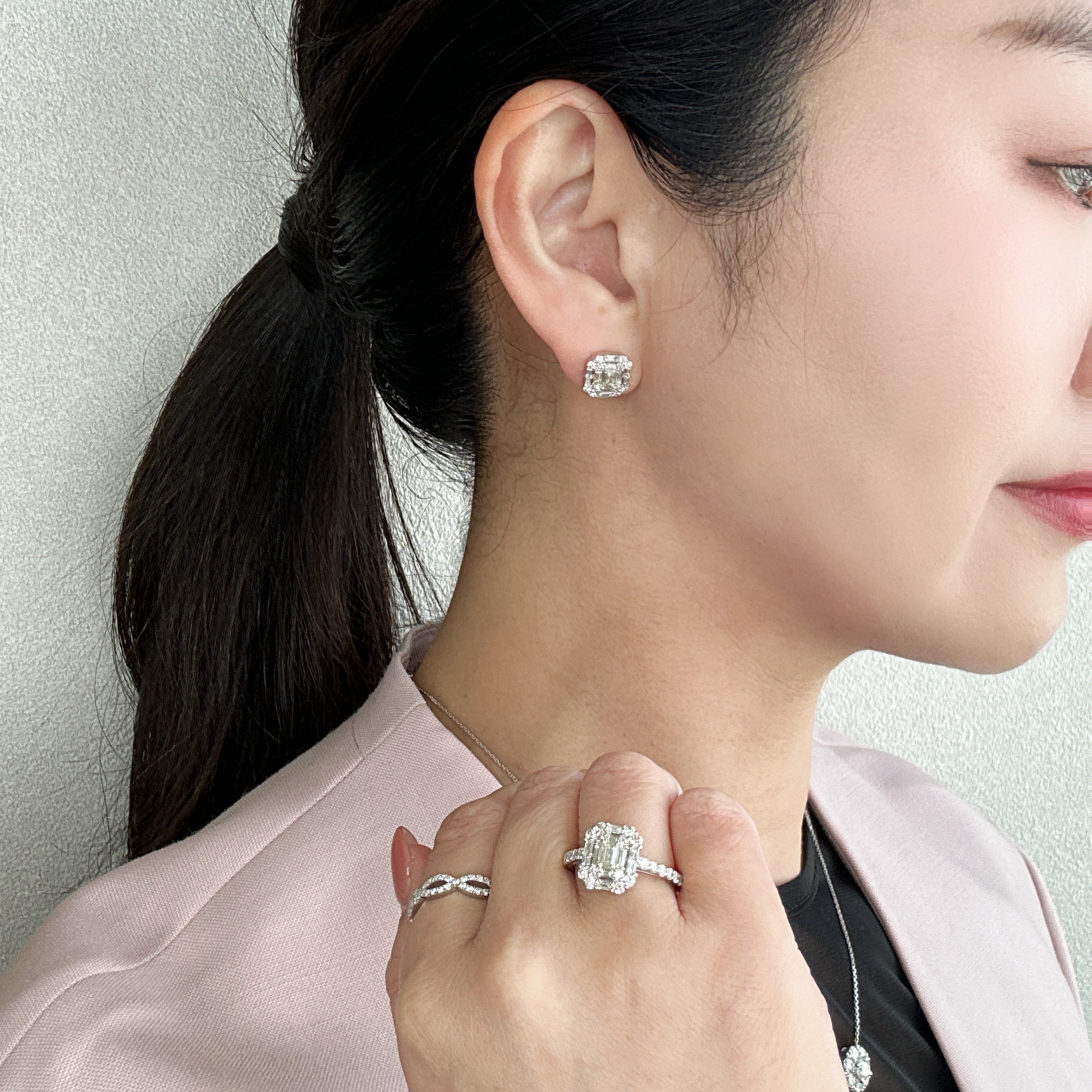 ［女医さん］ピアス ダイヤ