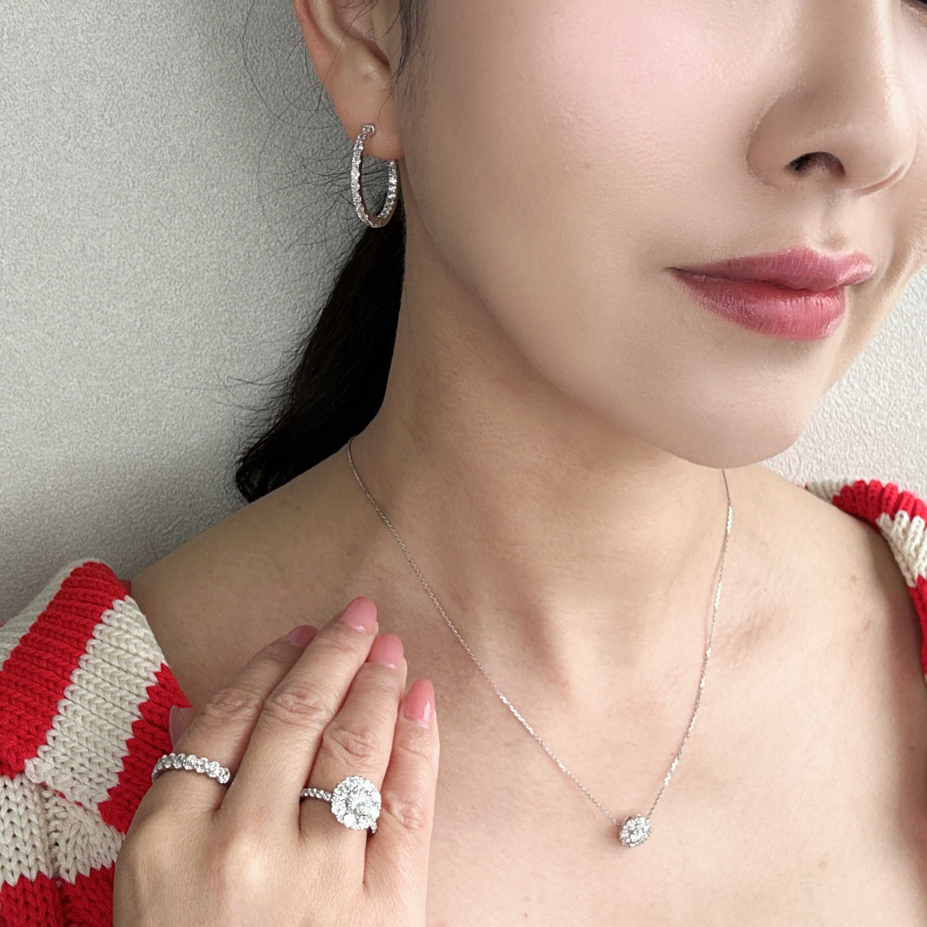 ［グレンヌ］ピアス ダイヤ