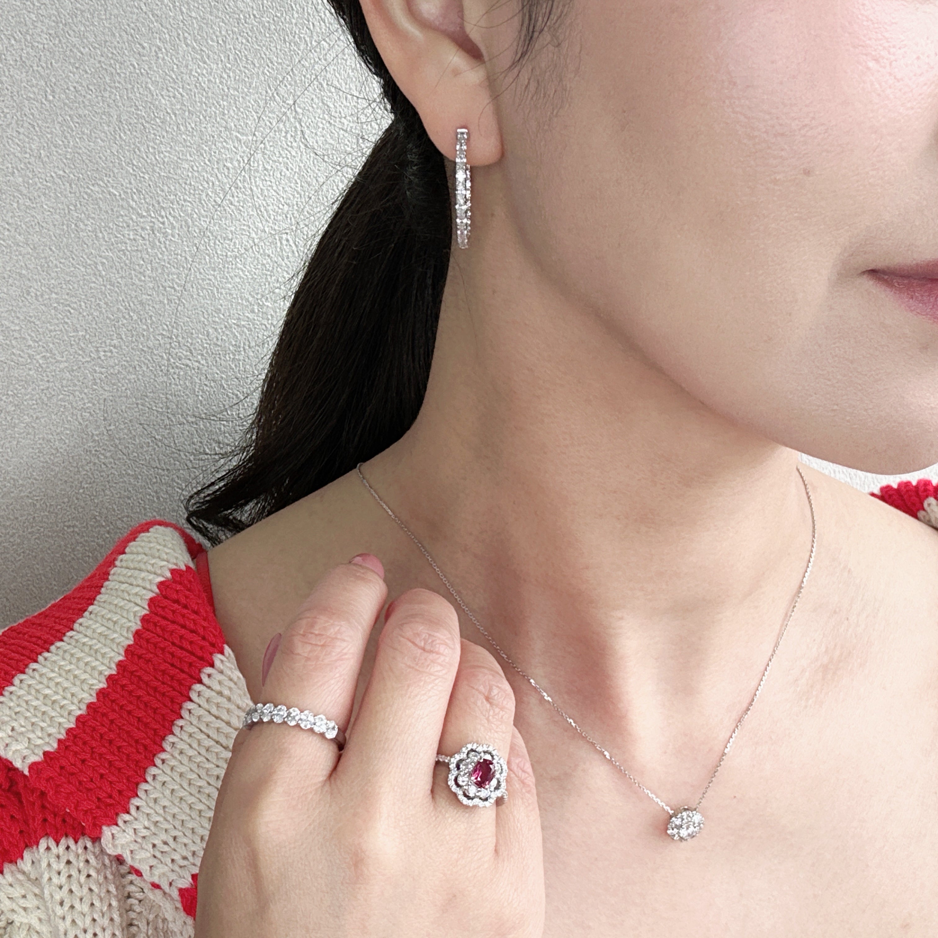 ［グレンヌ］ピアス ダイヤ