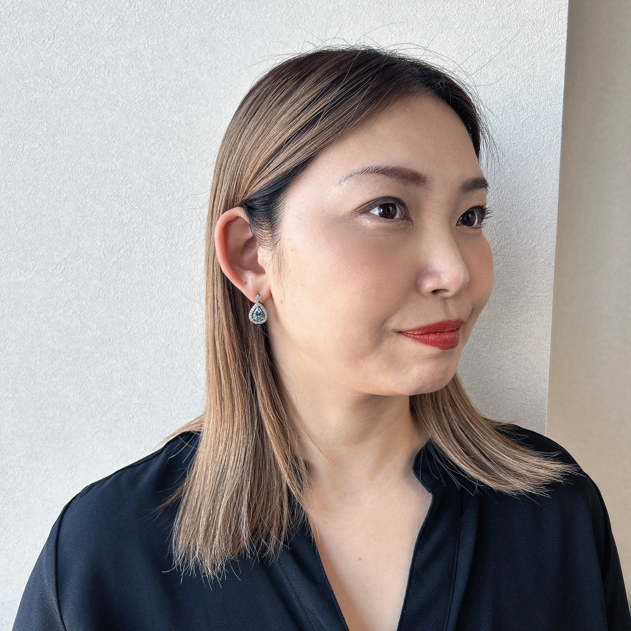 379-ミアージュ アクアマリン AQ 1.1ct前後×2 PS PT ピアス｜AYAKO SAKURAI（櫻井 彩子（サクライ アヤコ））公式通販サイト