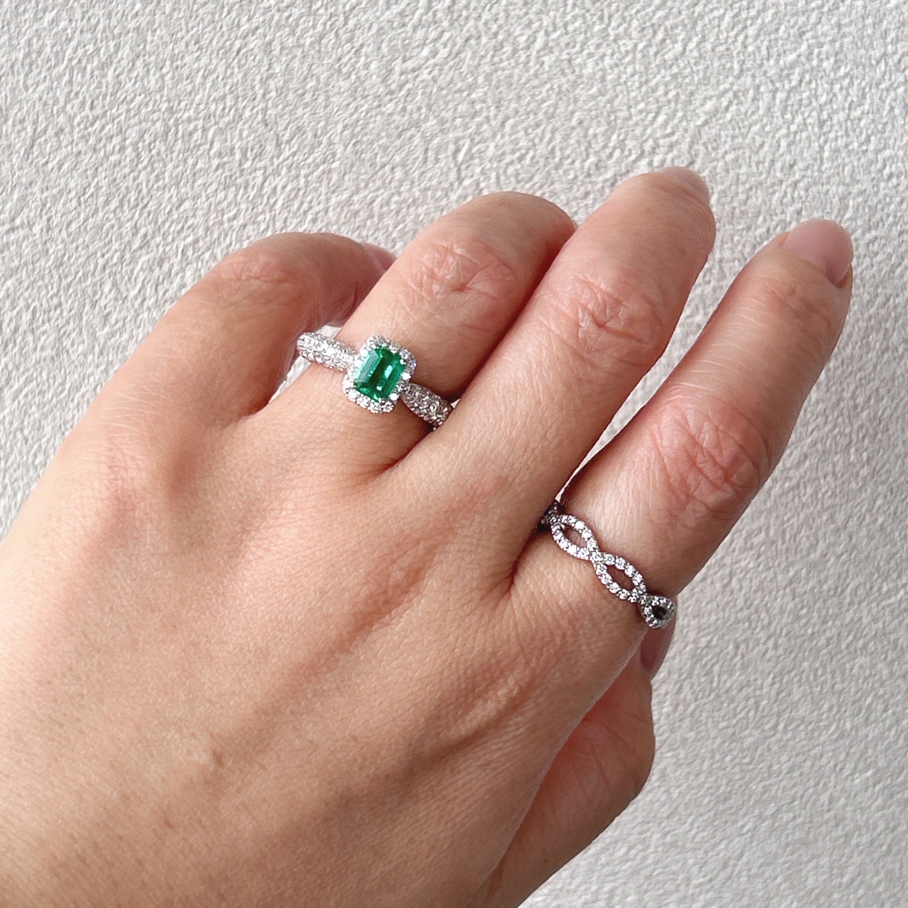 ［パリの小路］リング エメラルド  0.5ct前後 SQ