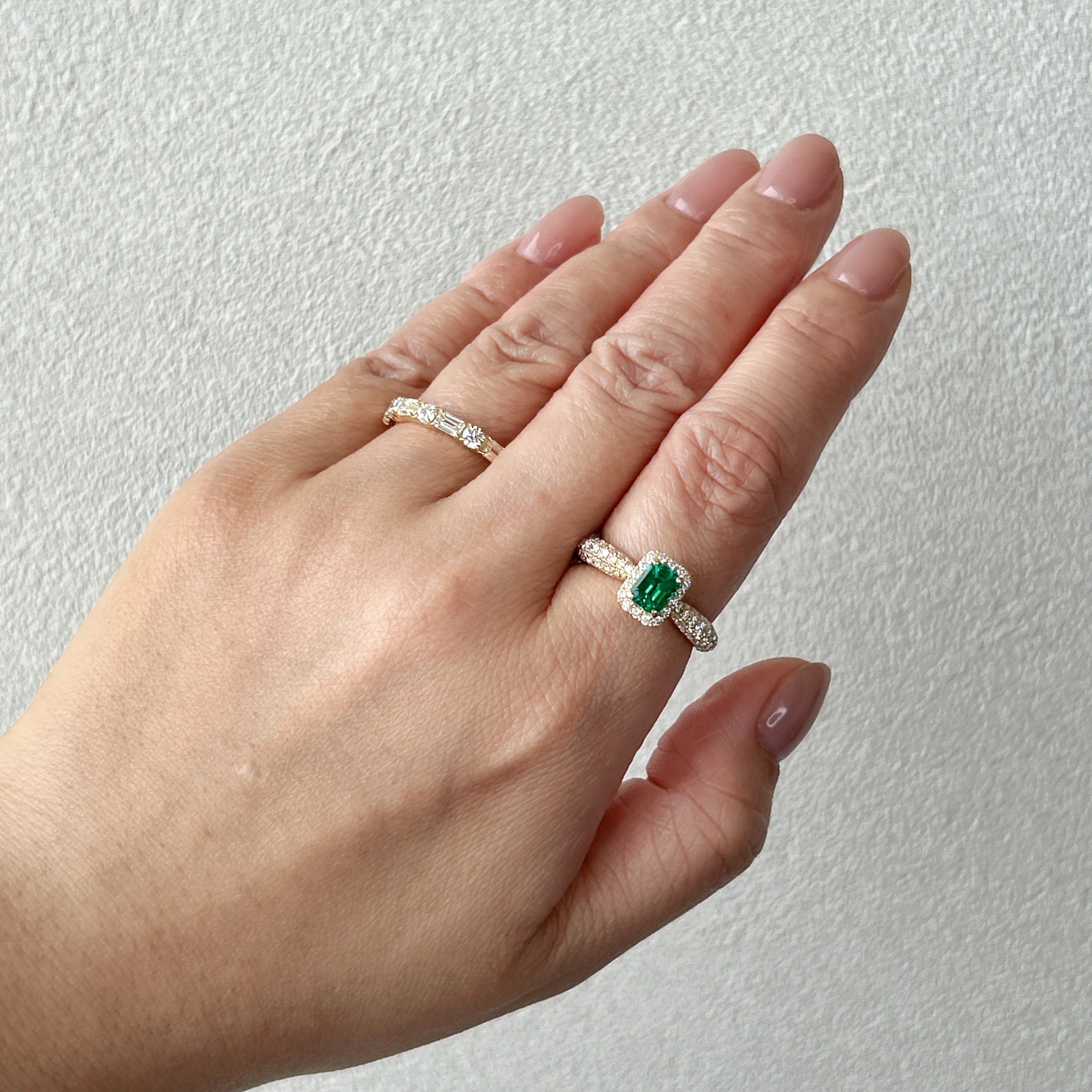 ［パリの小路］リング エメラルド  0.5ct前後 SQ